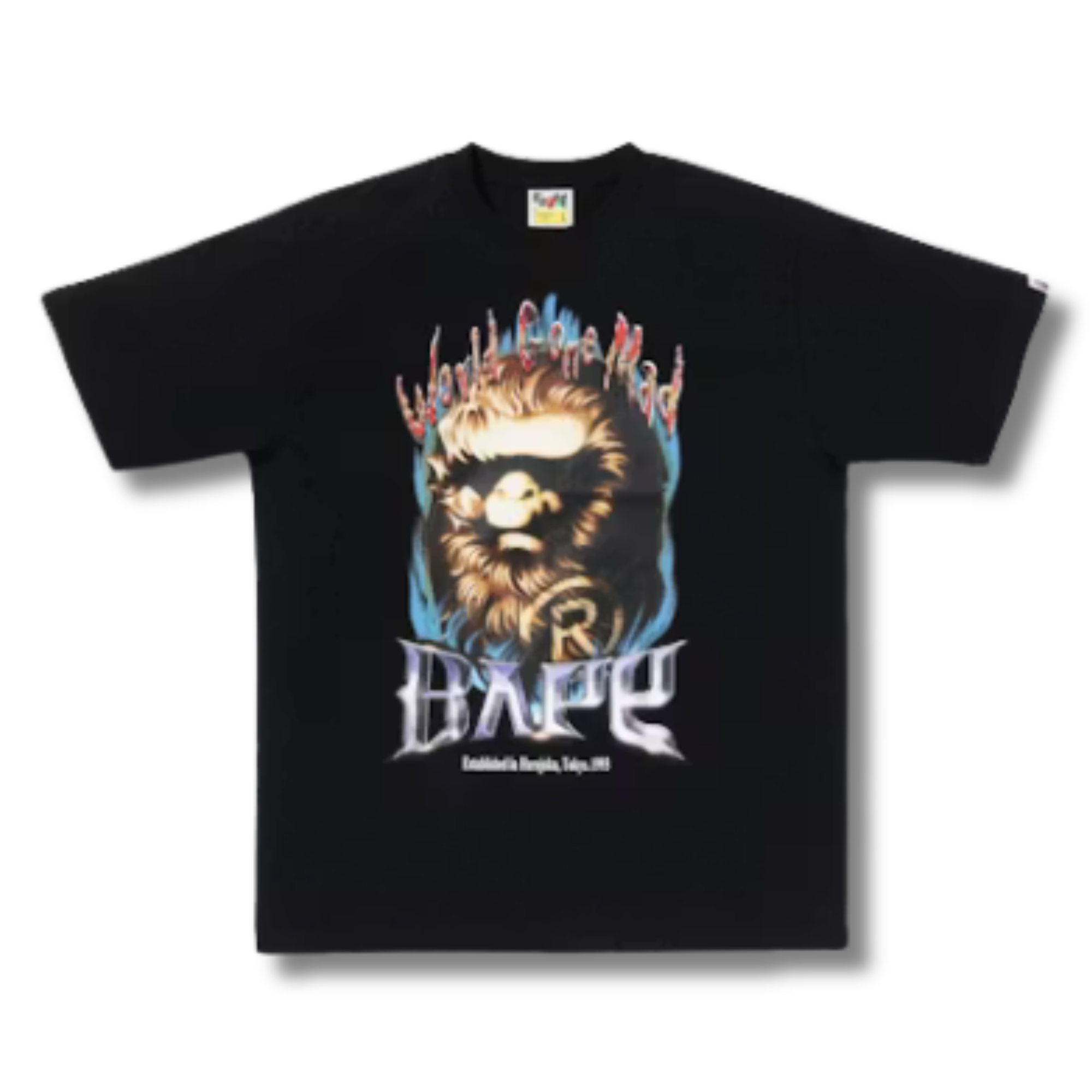 A BATHING APE MAD APE HEAD TEE