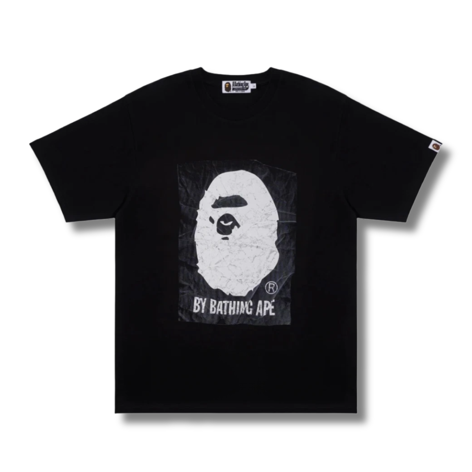 A BATHING APE RELAXED FIT TEE BLACK
