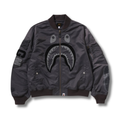A BATHING APE TONAL CHAIN STITCH BOMBER JACKET