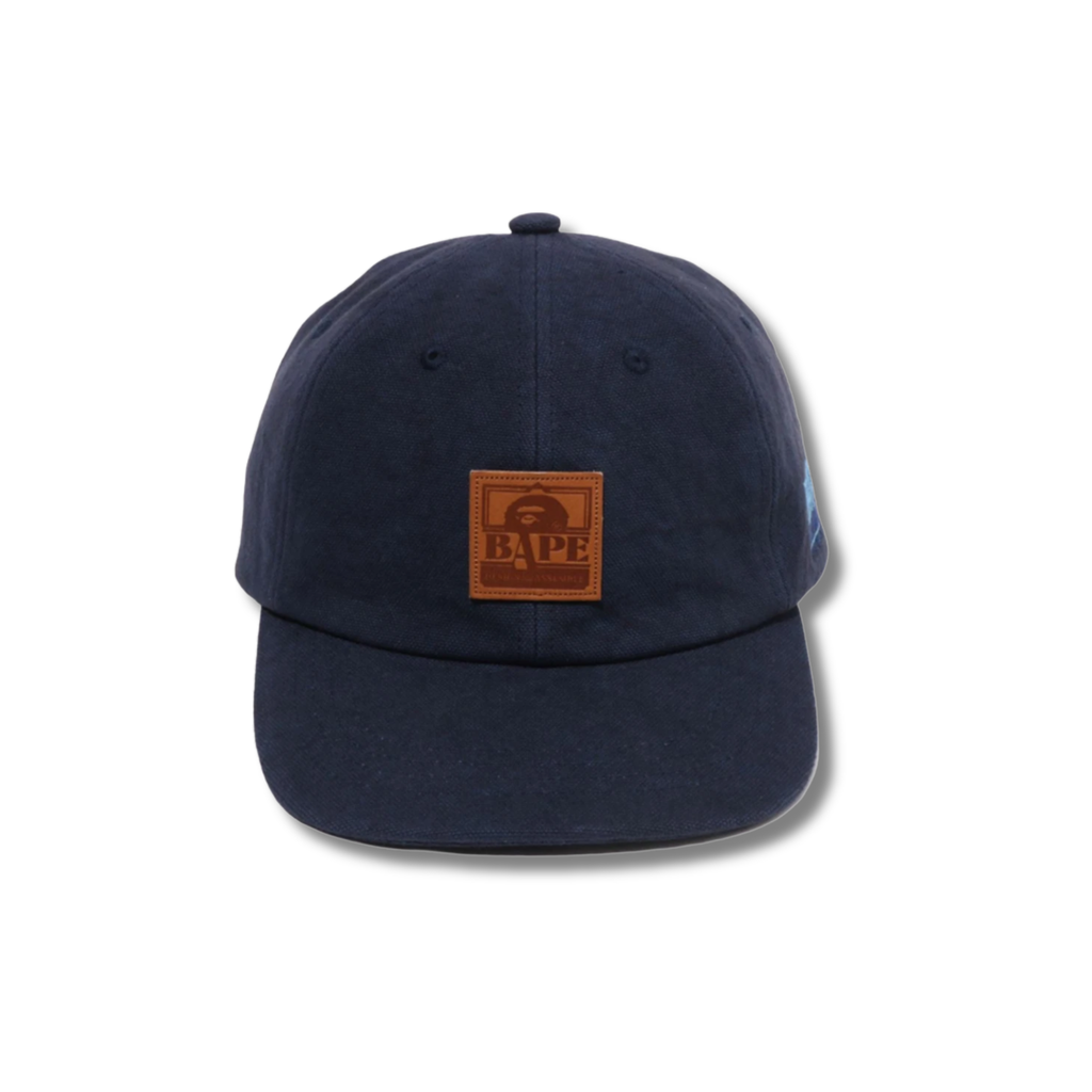 A BATHING APE WASHED CANVAS CAP