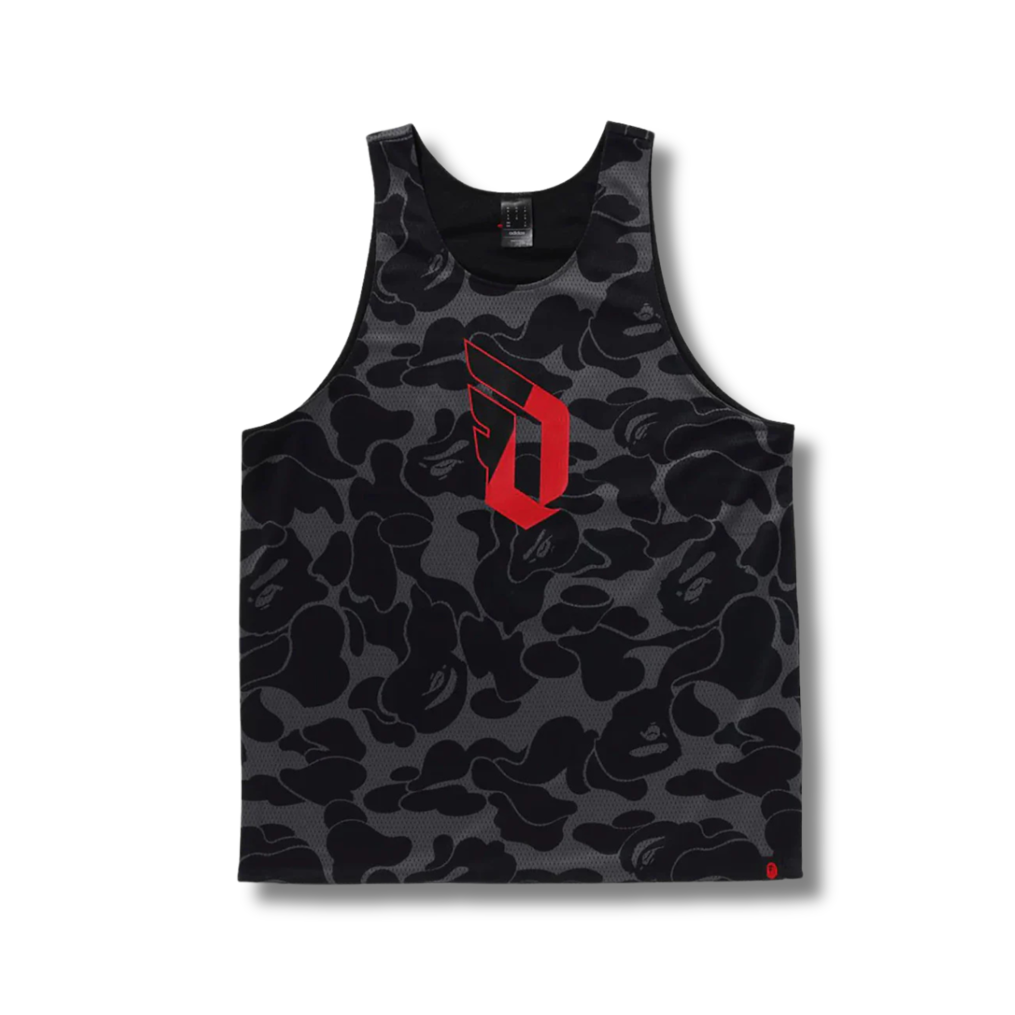 A BATHING APE X ADIDAS DAME REVERSIBLE MESH TOP