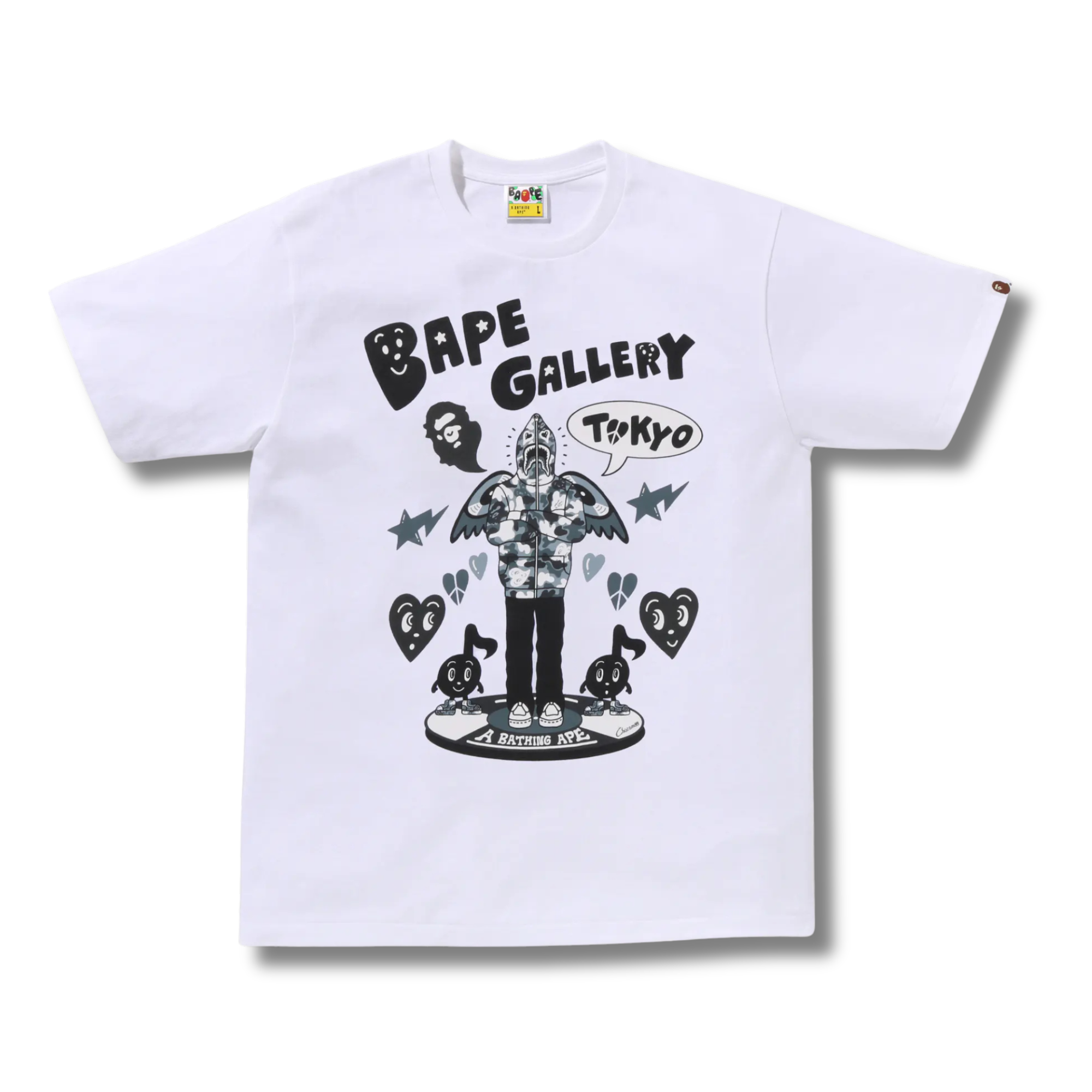 A BATHING APE X CHOCOMOO GALLERY TEE