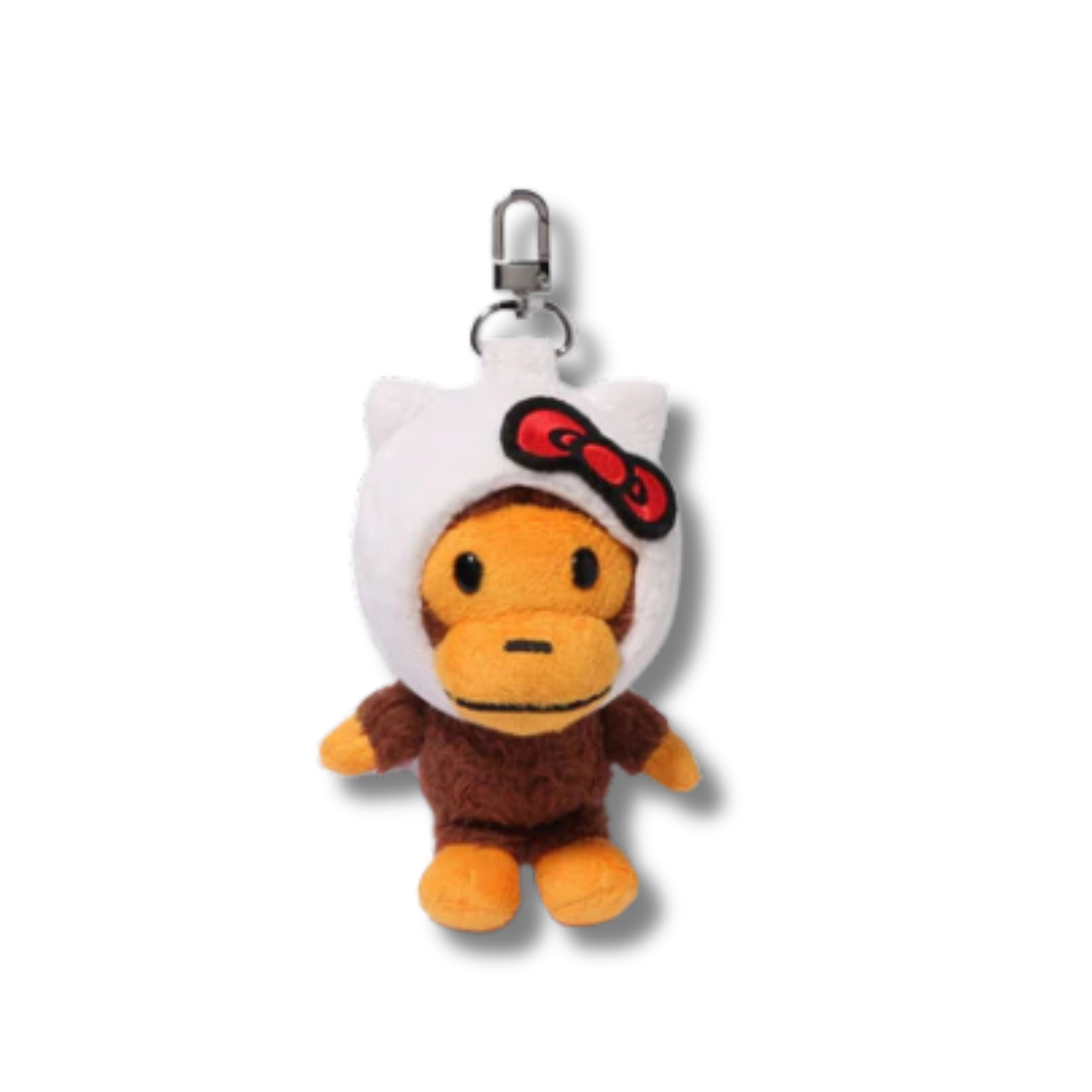 A BATHING APE X HELLO KITTY PLUSH DOLL KEYCHAIN