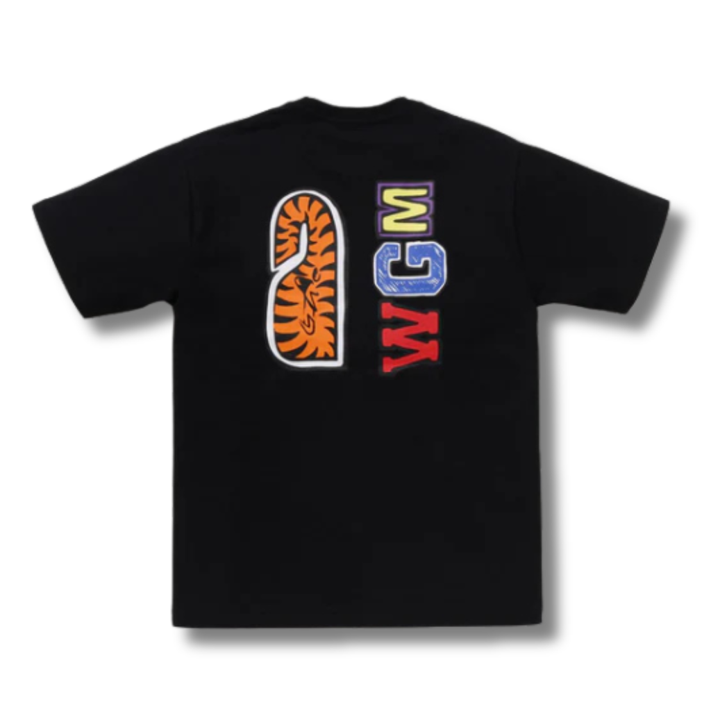 A BATHING APE X JOSHUA VIDES MILO SHARK TEE