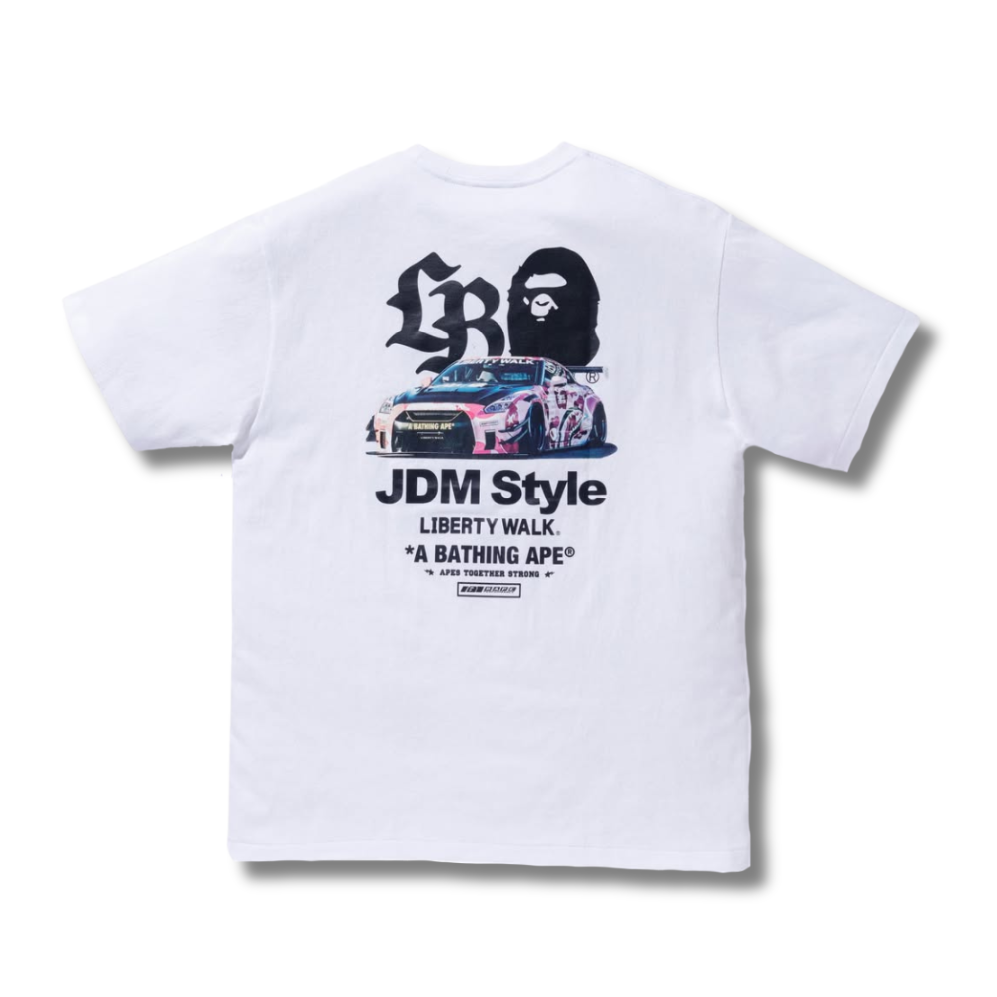 A BATHING APE X LBWK TEE WHITE