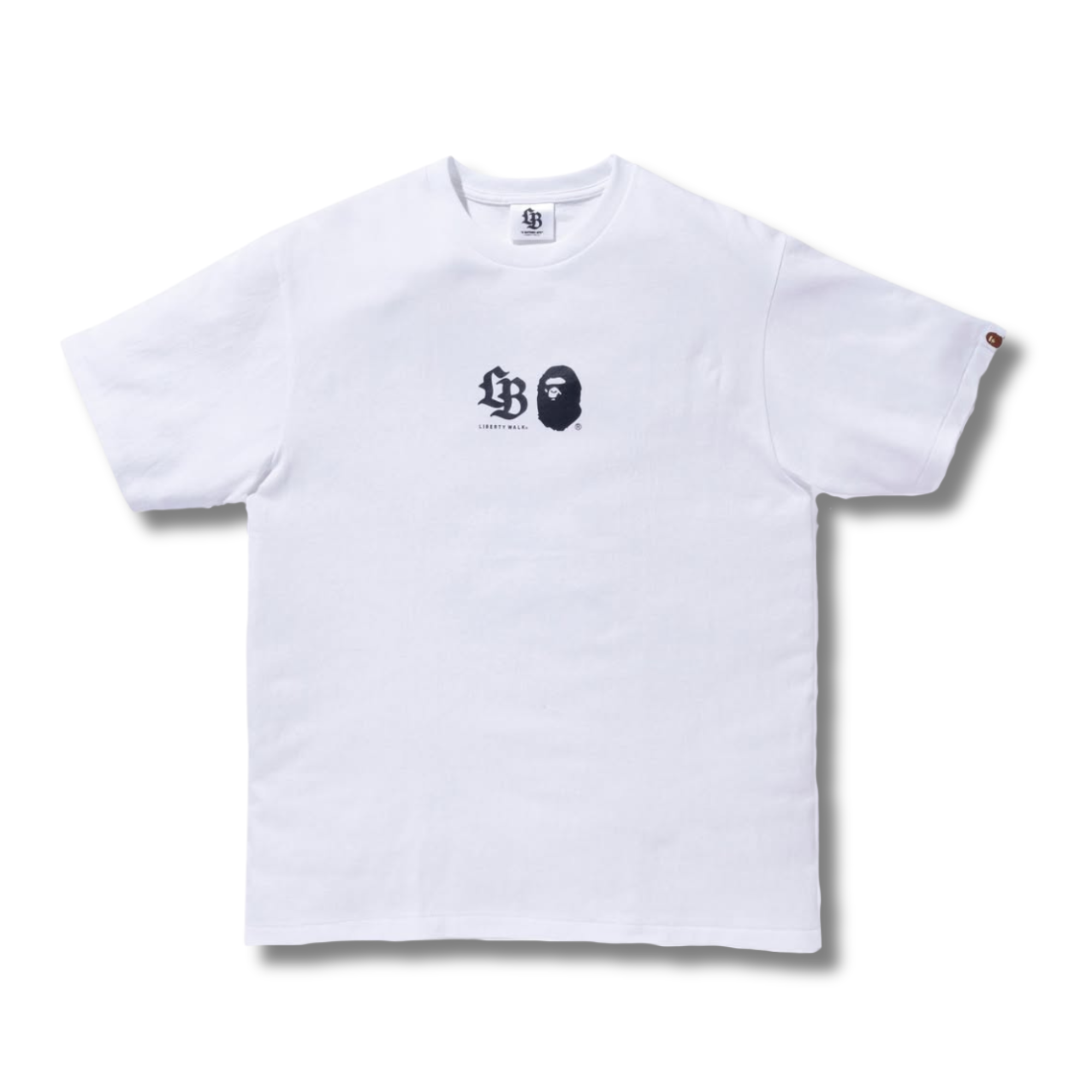 A BATHING APE X LBWK TEE WHITE