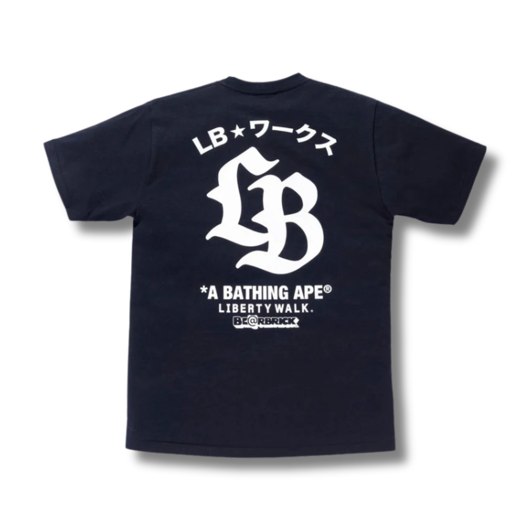 A BATHING APE X LWBK X MEDICOM TOY BEAR TEE