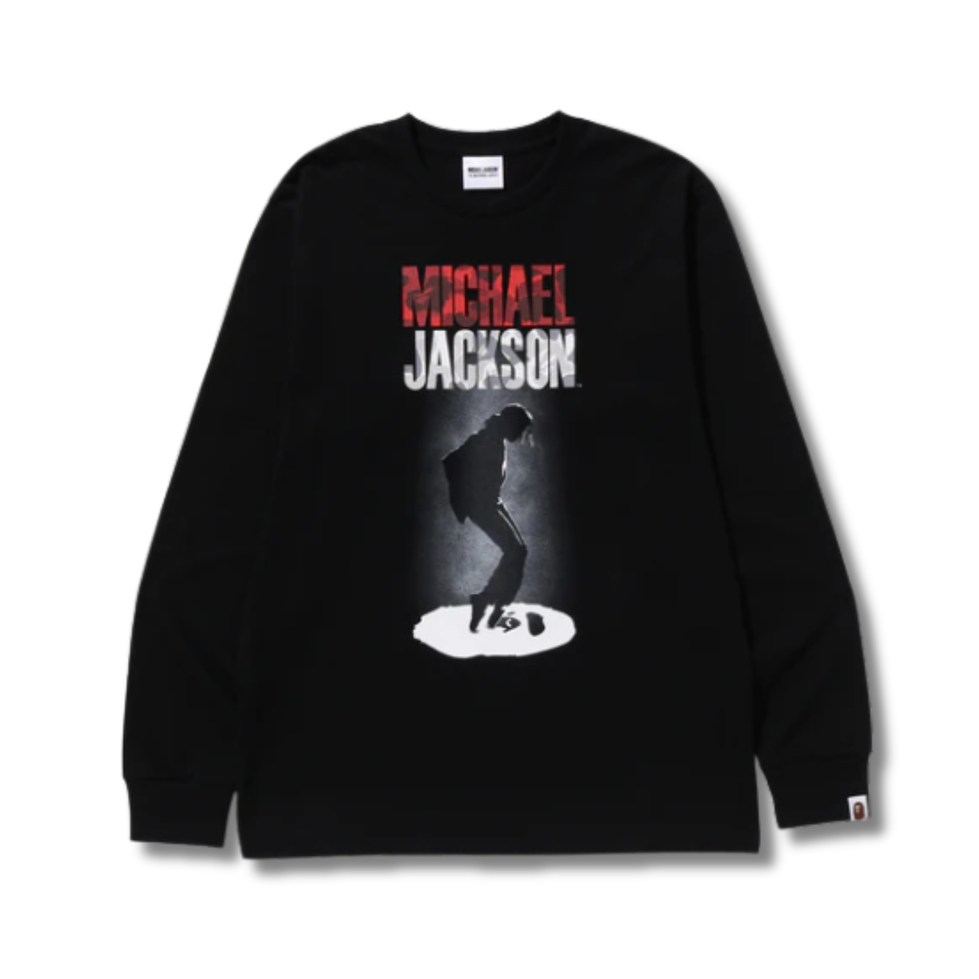 A BATHING APE X MICHEAL JACKSON L/S TEE