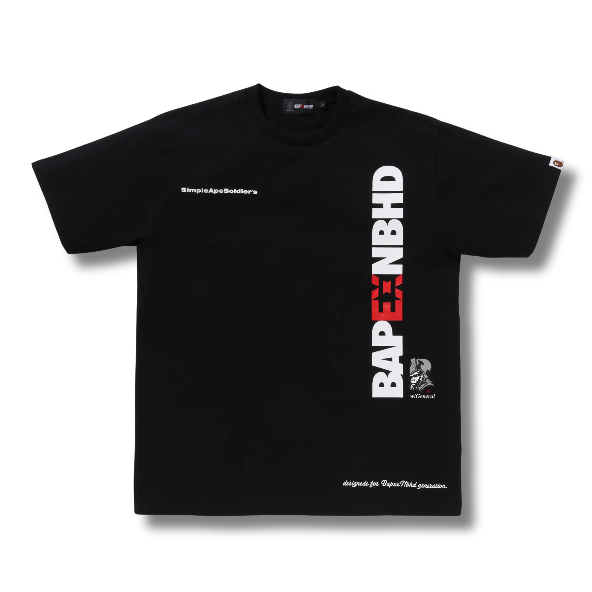 A BATHING APE X NEIGHBORHOOD TEE #1