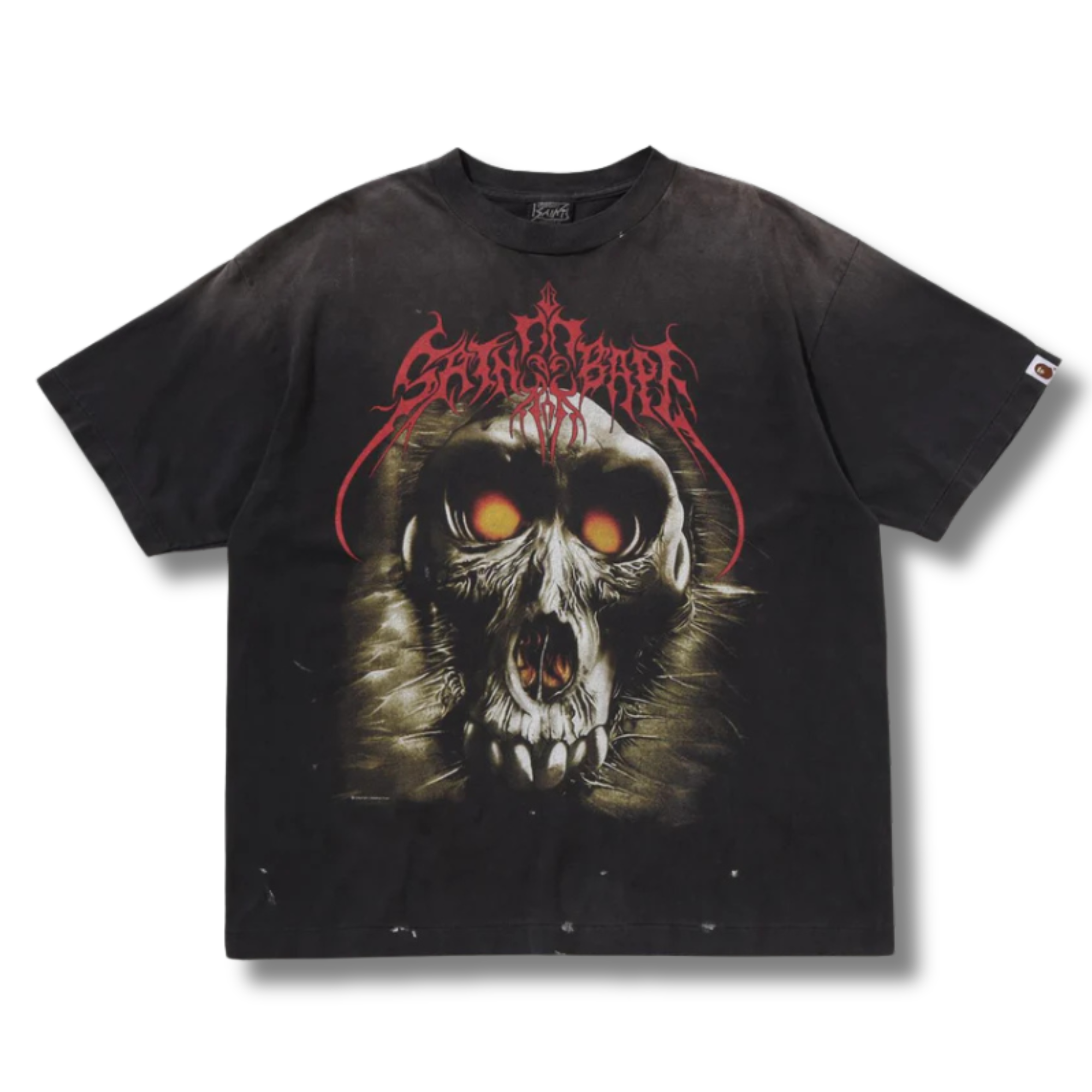 A BATHING APE X SAINT MXXXXXX SAINT BAPE TEE