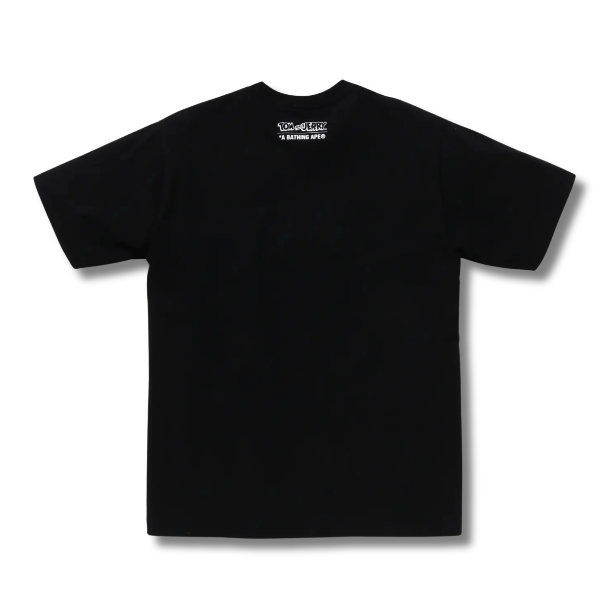 A BATHING APE X TOM AND JERRY TEE BLACK