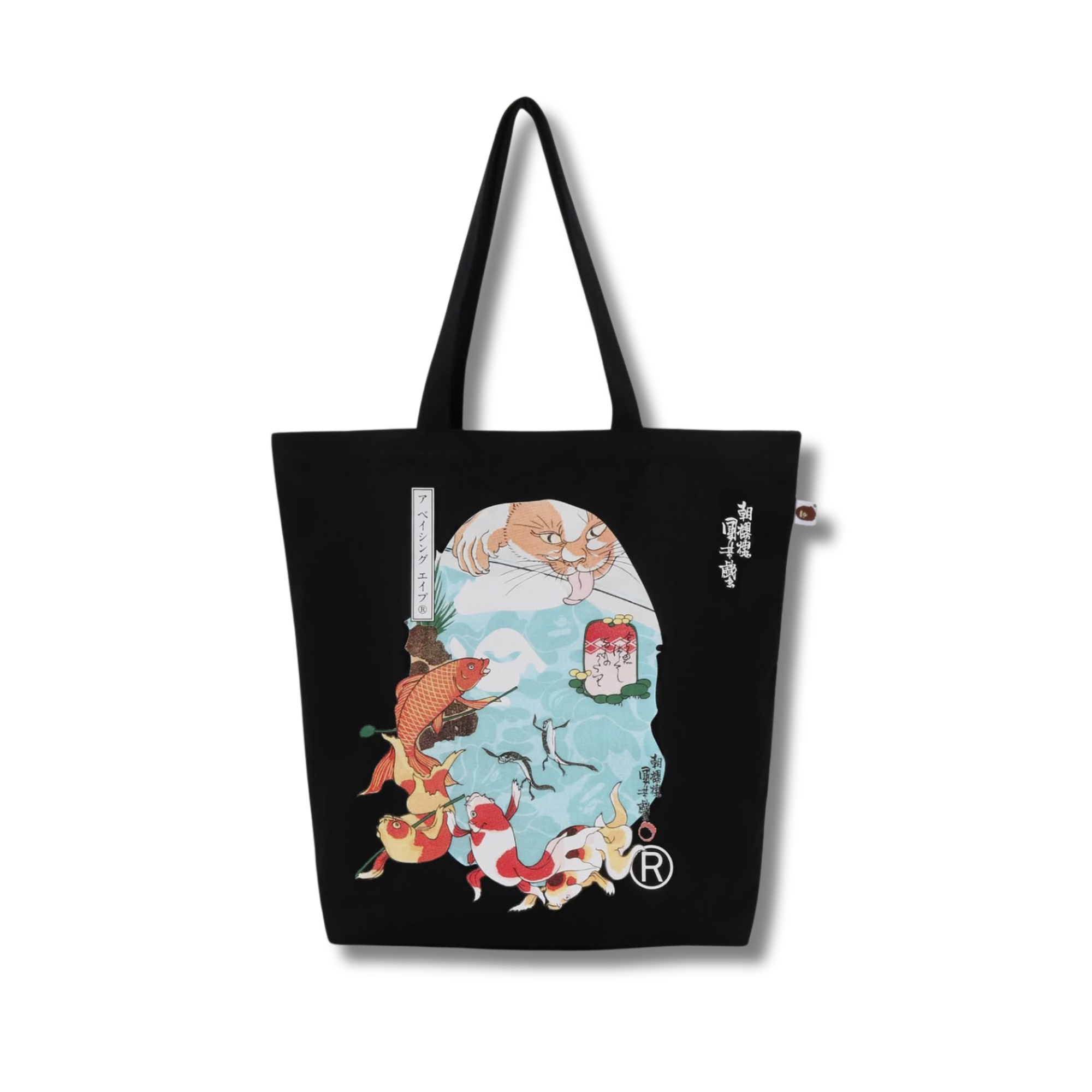 A BATHING APE X UKIYO-E TOTE BAG