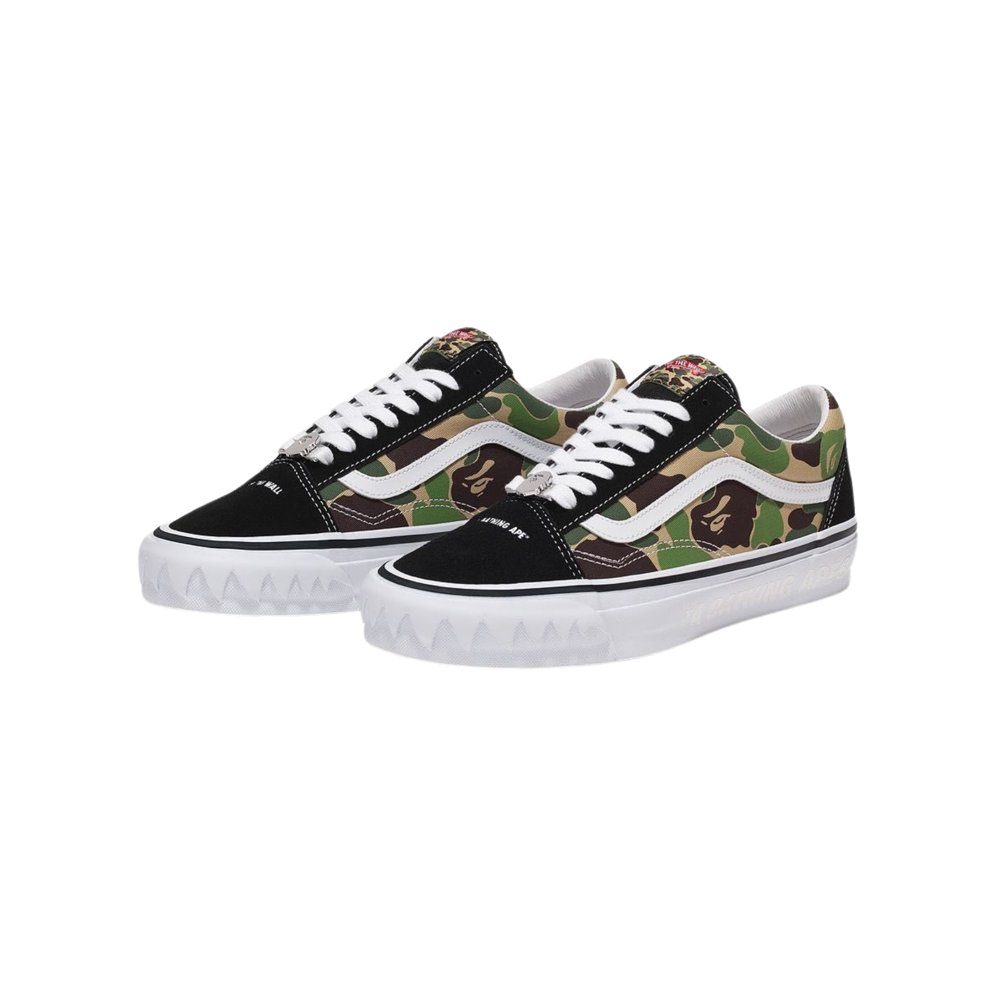 A BATHING APE X VANS OLD SKOOL LX ABC CAMO