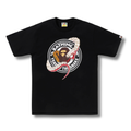 A BATHING APE YEAR OF THE SNAKE TEE BLACK