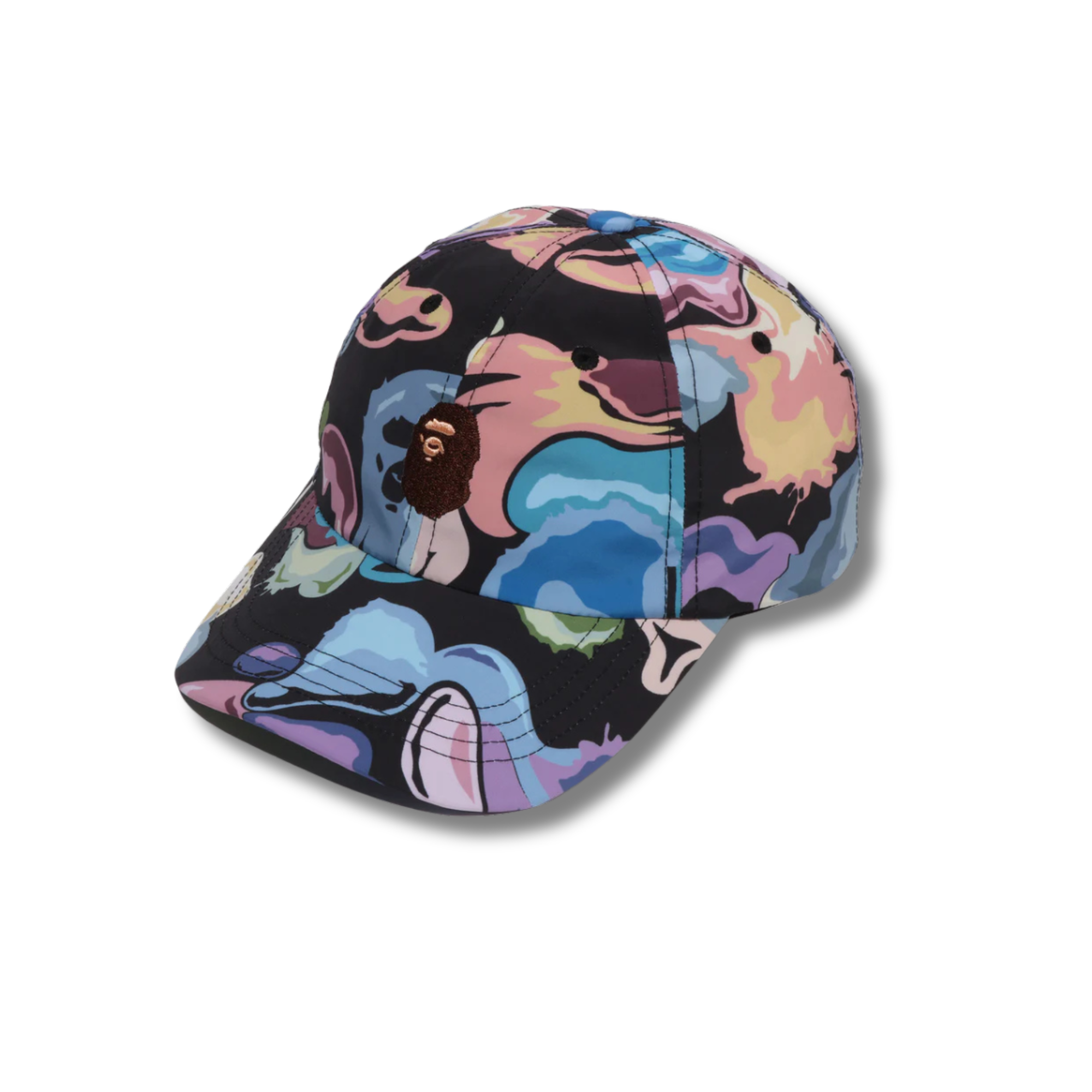 A BATHING APE ART CAMO ONE POINT PANEL CAP