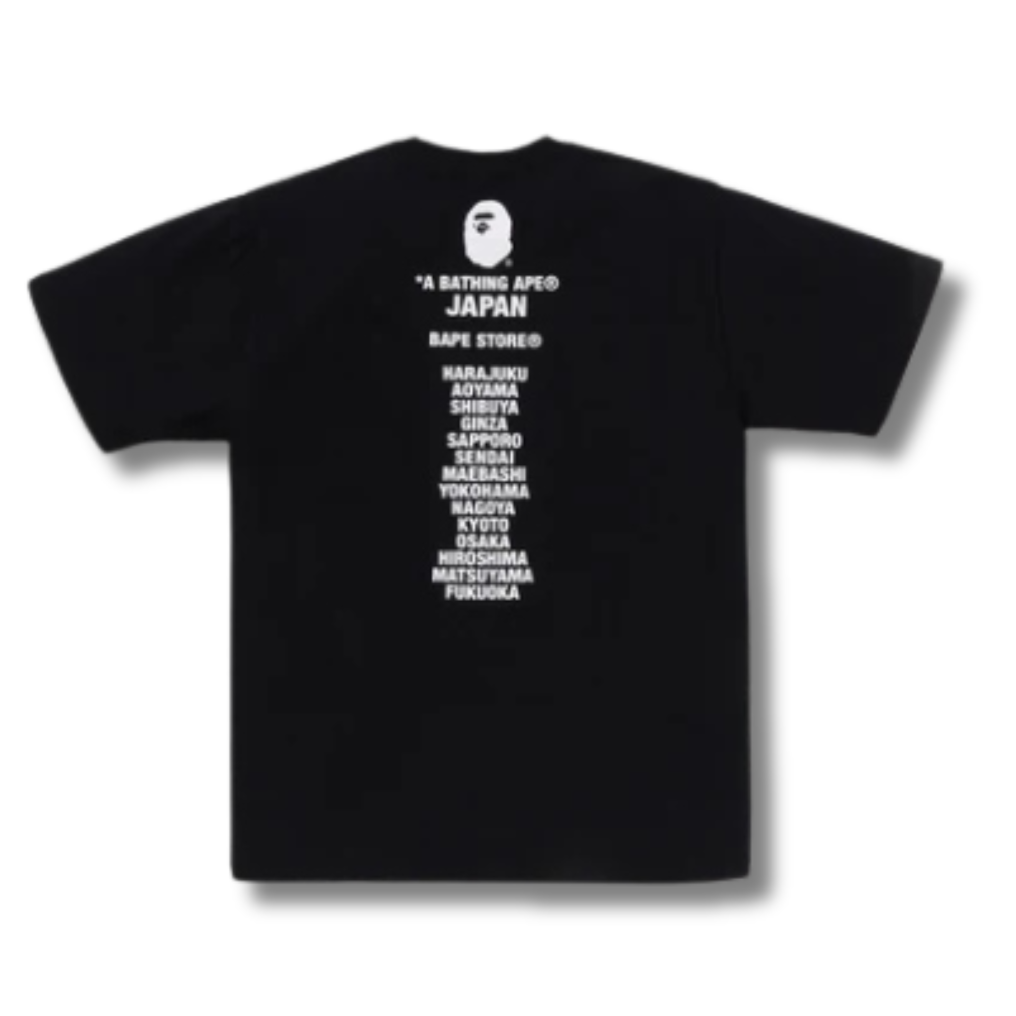 A BATHING APE JAPAN APE HEAD TEE