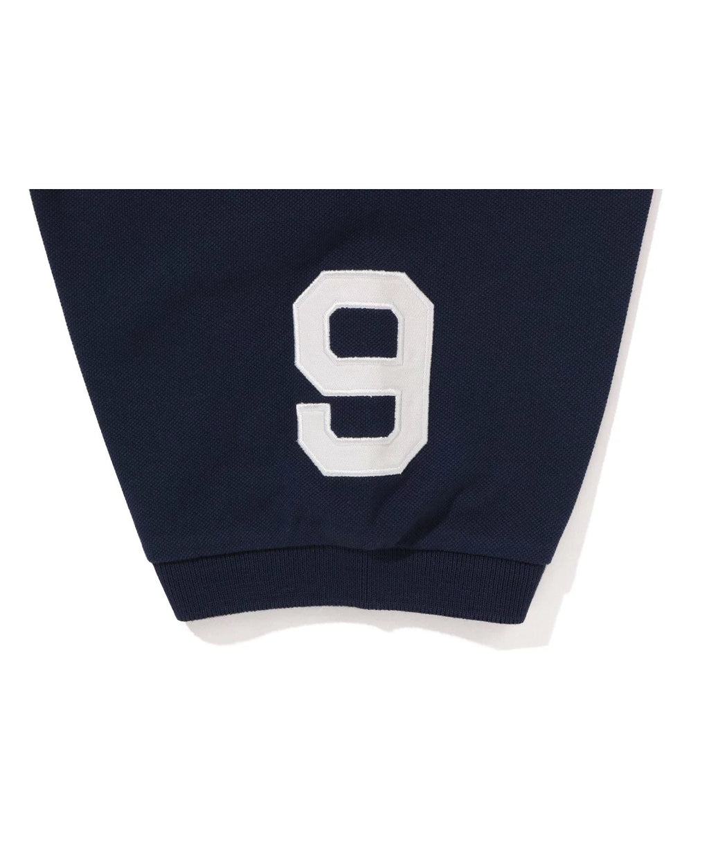 A BATHING APE LARGE APE HEAD POLO SHIRT