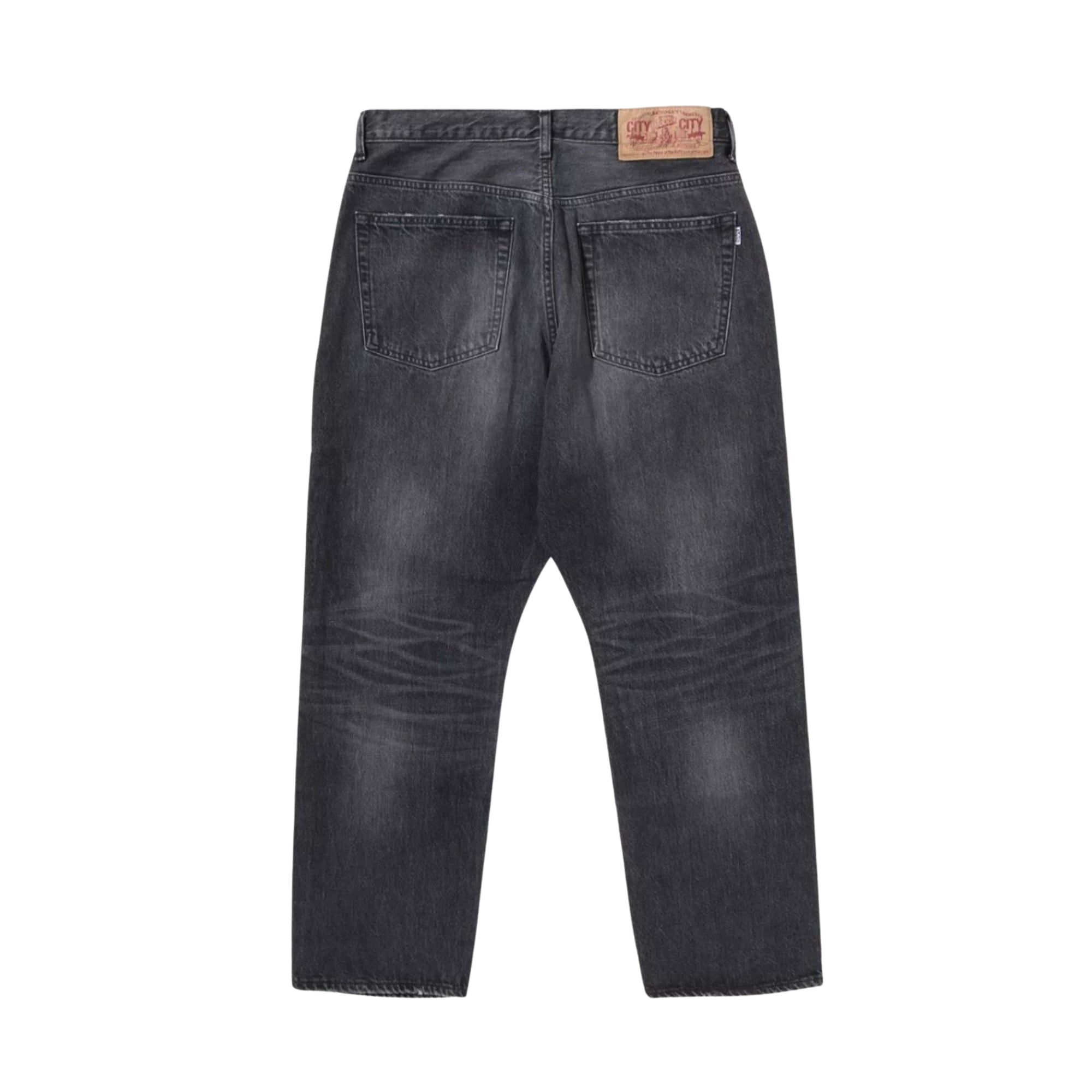 A BATHING APE SHARK LOOSE FIT DENIM PANTS