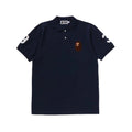 A BATHING APE LARGE APE HEAD POLO SHIRT