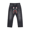 A BATHING APE SHARK LOOSE FIT DENIM PANTS