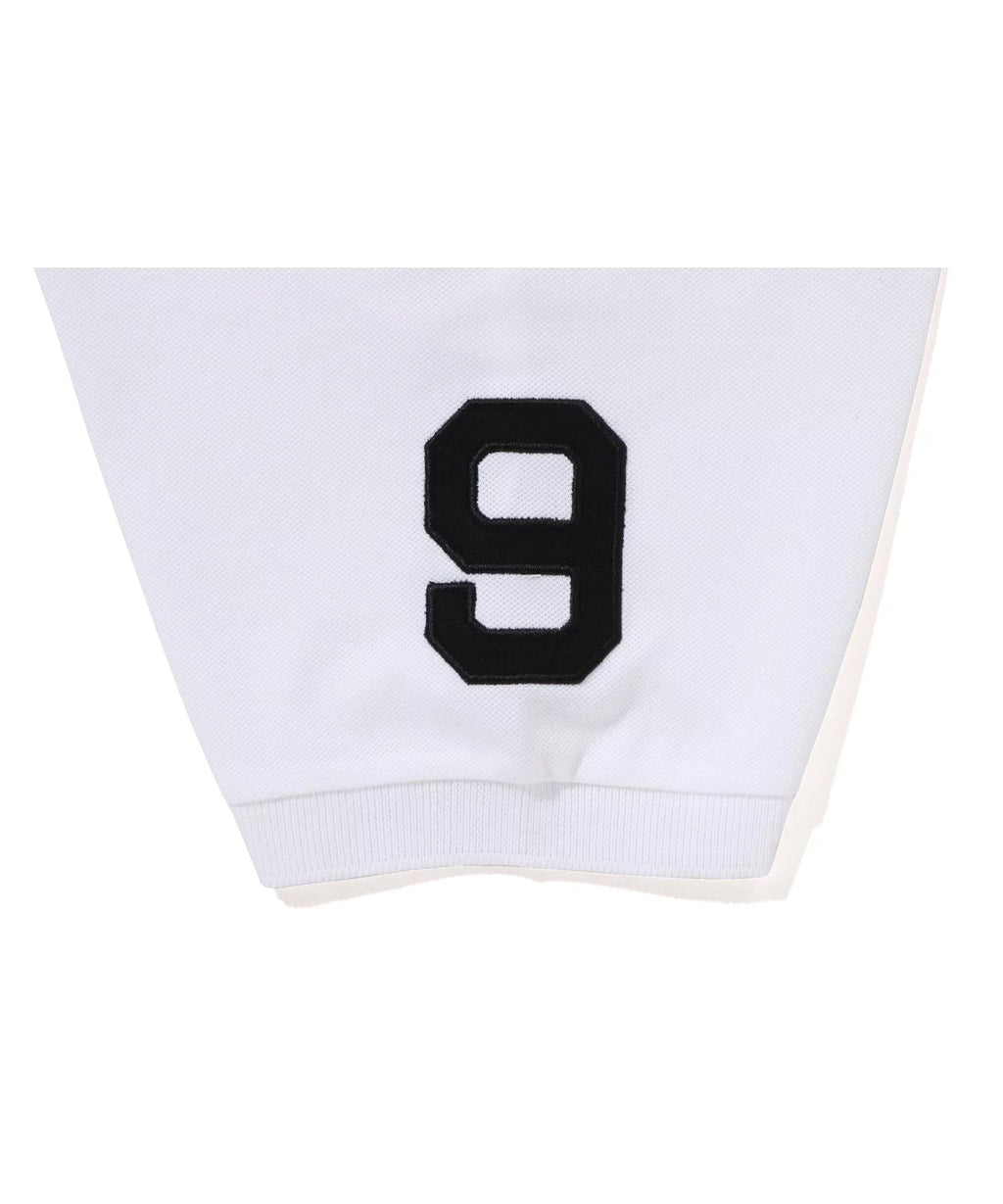 A BATHING APE LARGE APE HEAD POLO SHIRT