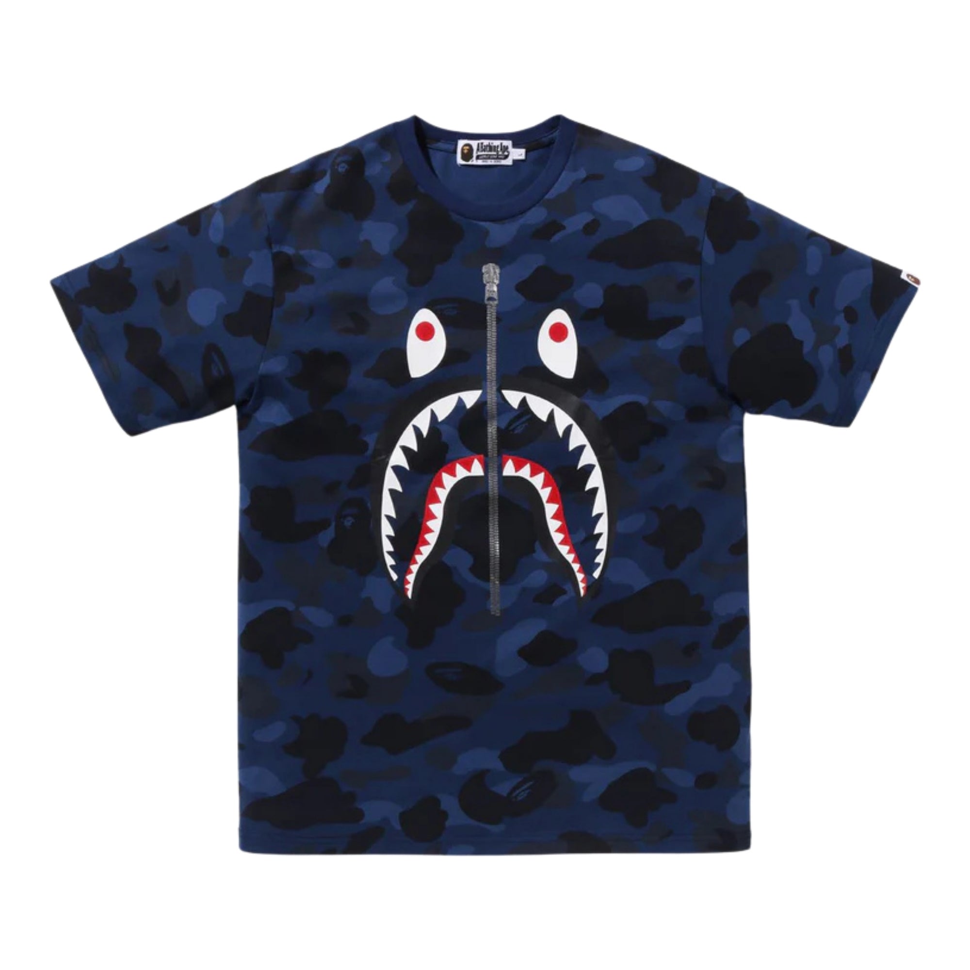 A BATHING APE COLOR CAMO SHARK TEE