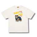 HUMAN MADE DRY ALLS BULLDOG GRAPHIC TEE / WHITE