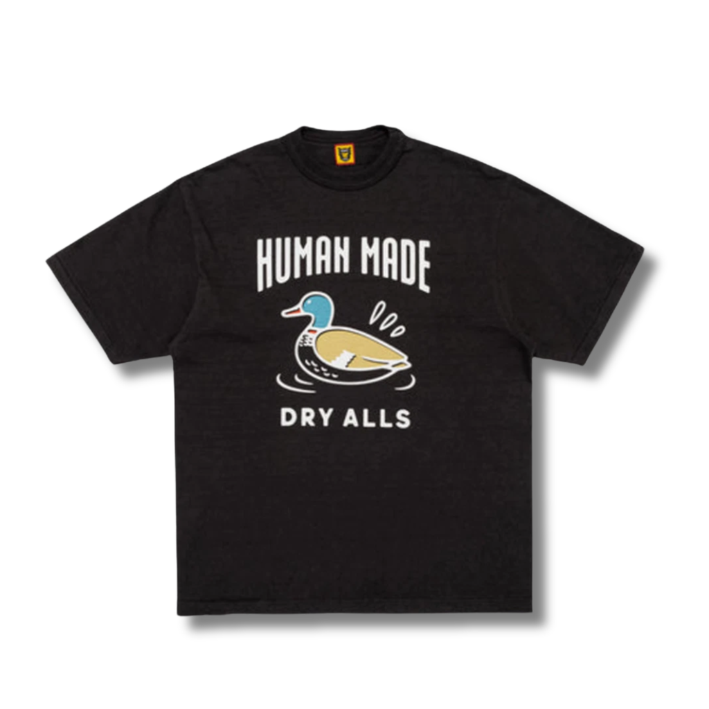 HUMAN MADE DUCK GRAPHIC TEE BLACK