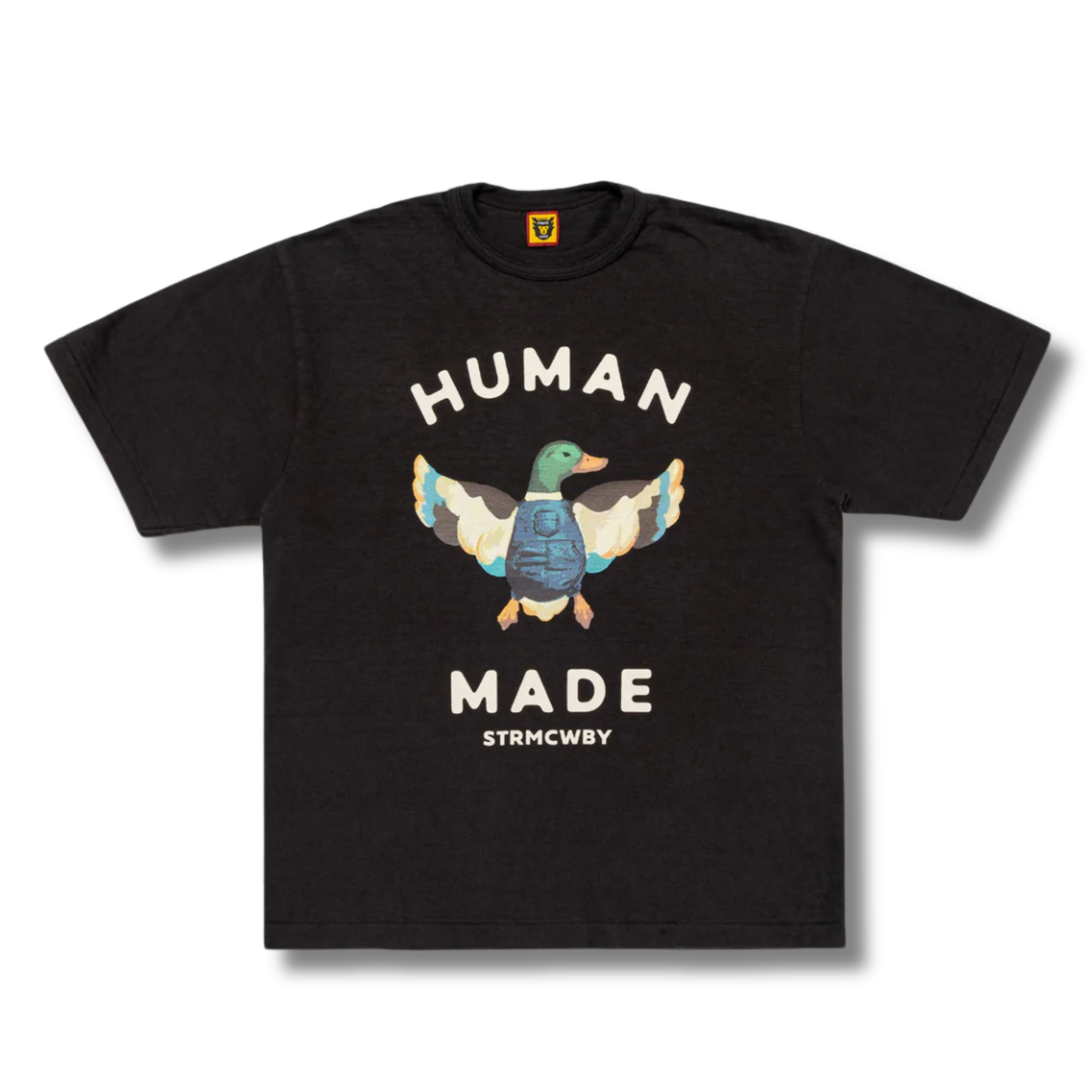 HUMAN MADE DUCK GRAPHIC TEE / BLACK