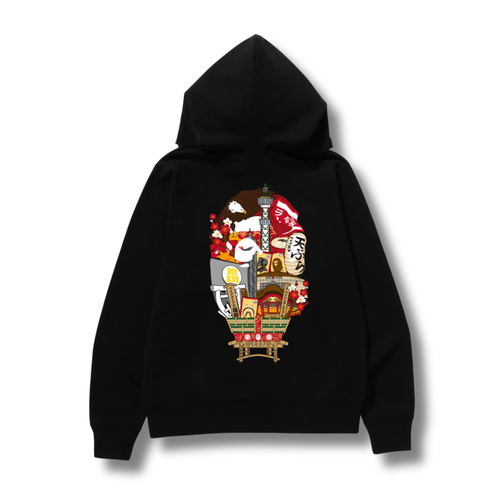 A BATHING APE FUKUOKA STORE EXCLUSIVE FULL ZIP HOODIE