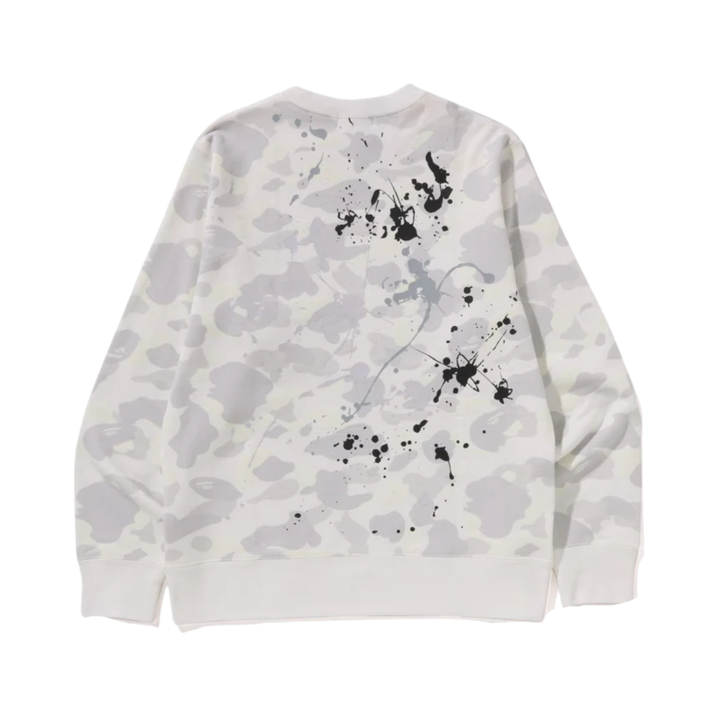 A BATHING APE CITY CAMO PAINTING CREWNECK