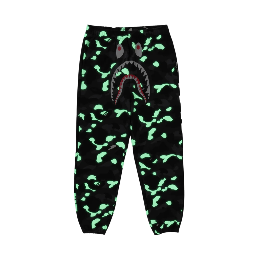 A BATHING APE SHARK RELAXED FIT SWEATPANTS