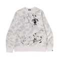 A BATHING APE CITY CAMO PAINTING CREWNECK