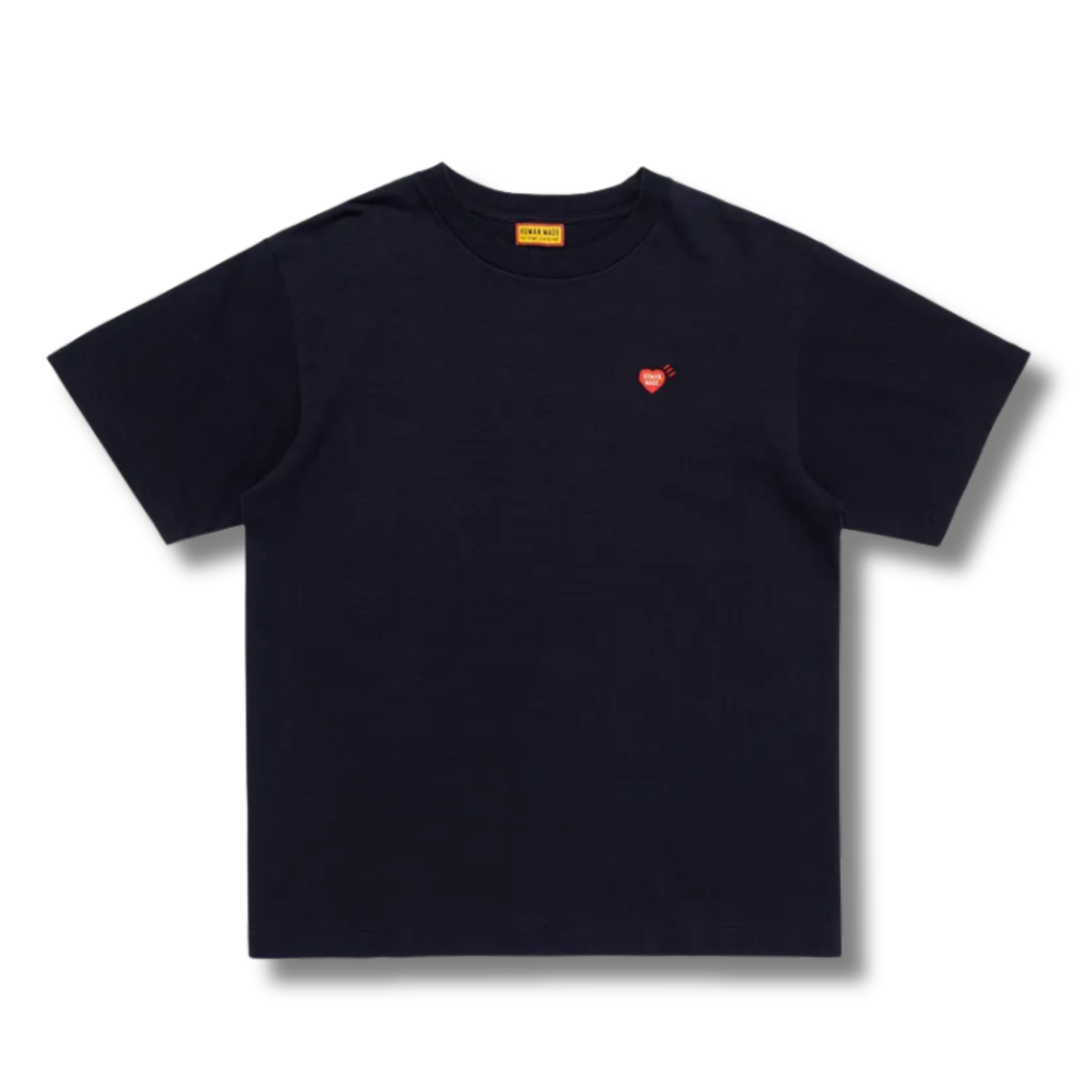 HUMAN MADE HEART BADGE TEE / NAVY