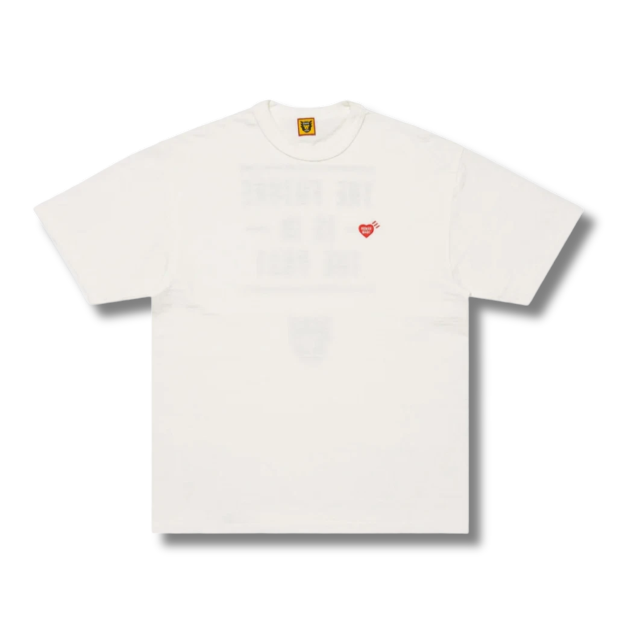 HUMAN MADE HEART BADGE / WHITE