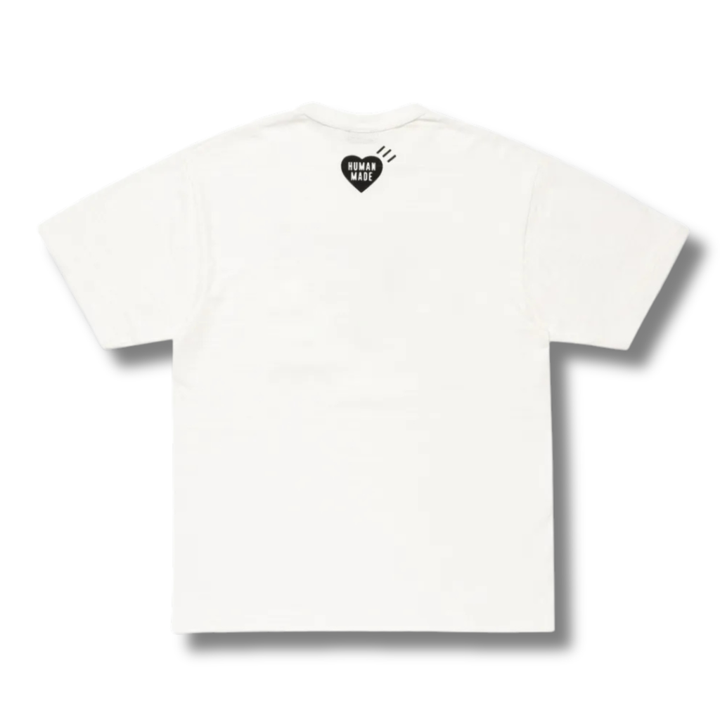 HUMAN MADE HEART GLOBE TEE / WHITE