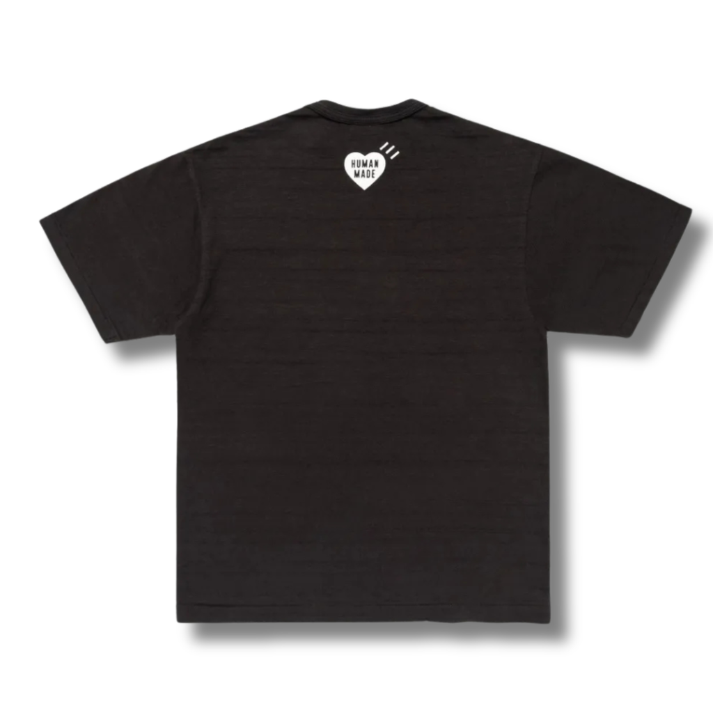 HUMAN MADE HEART GLOBE TEE / BLACK