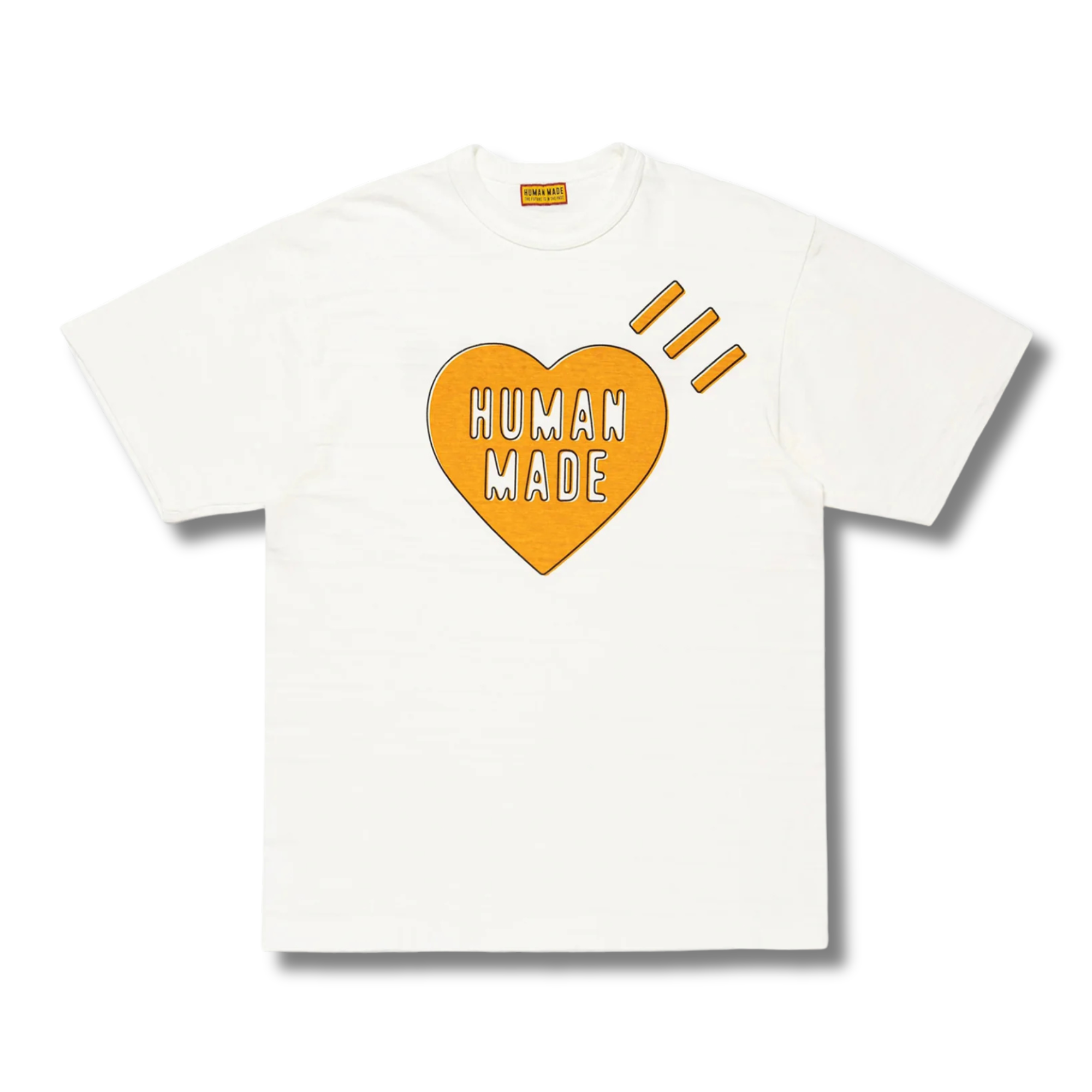HUMAN MADE HEART LOGO TEE / WHITE