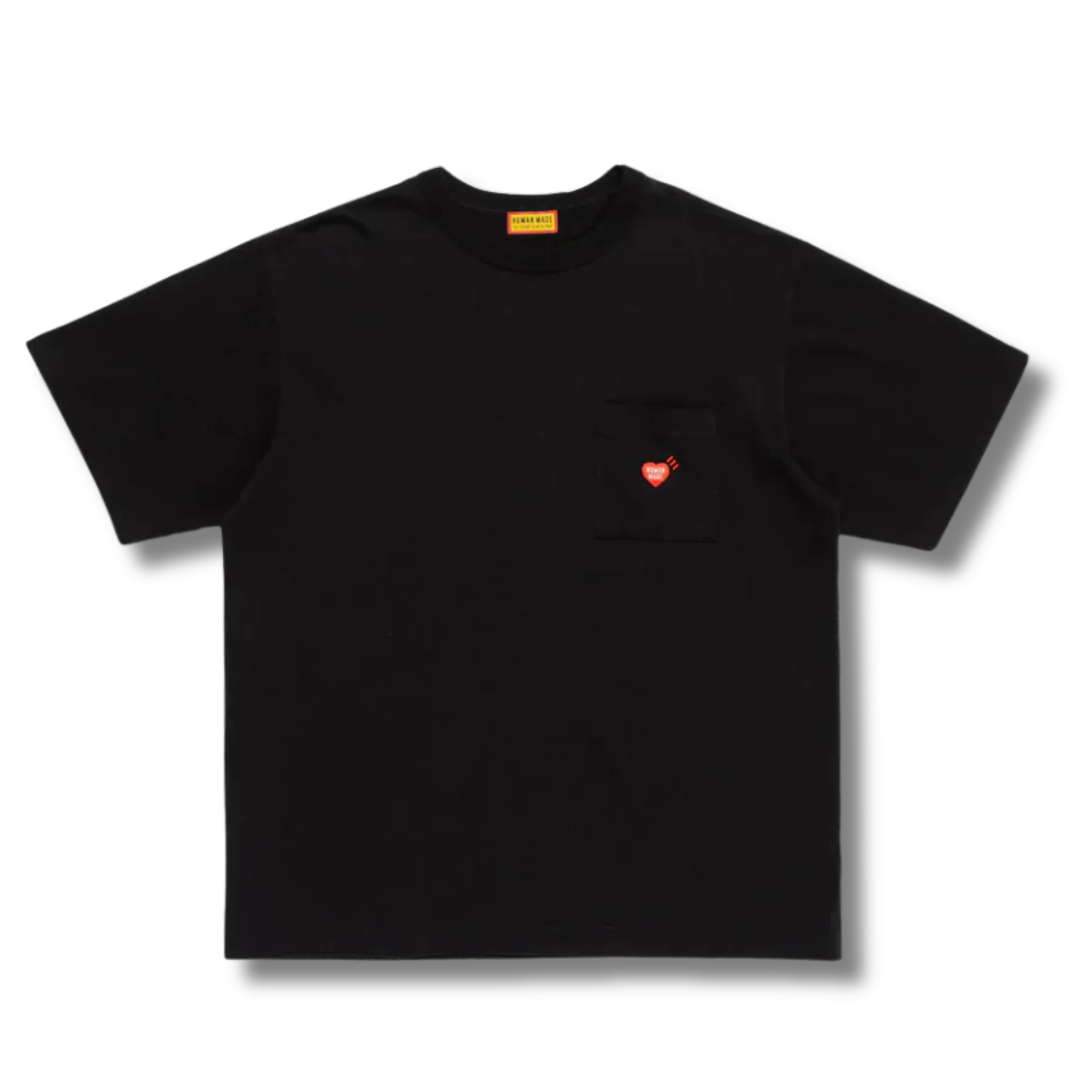 HUMAN MADE HEART POCKET TEE / BLACK