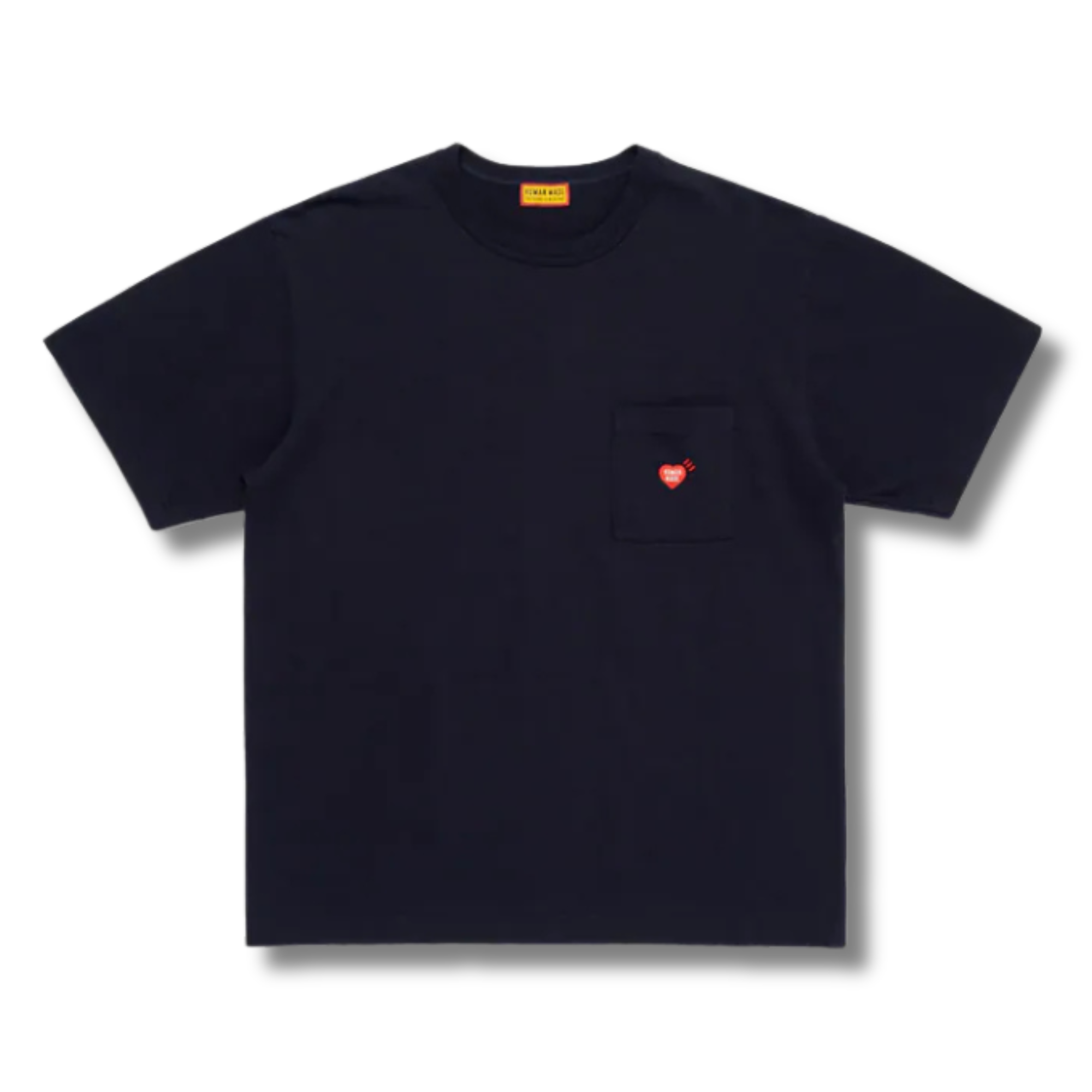 HUMAN MADE HEART POCKET TEE NAVY