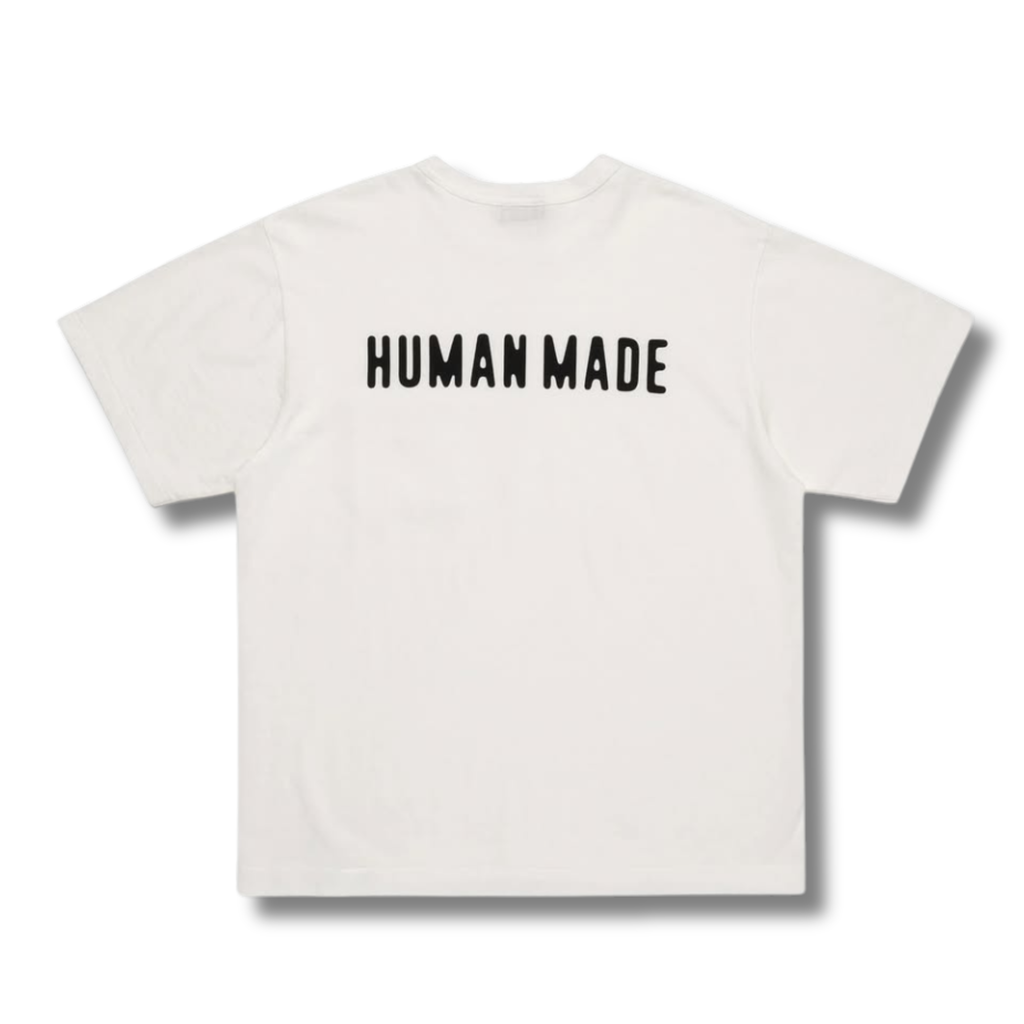 HUMAN MADE HEART POCKET TEE / WHITE