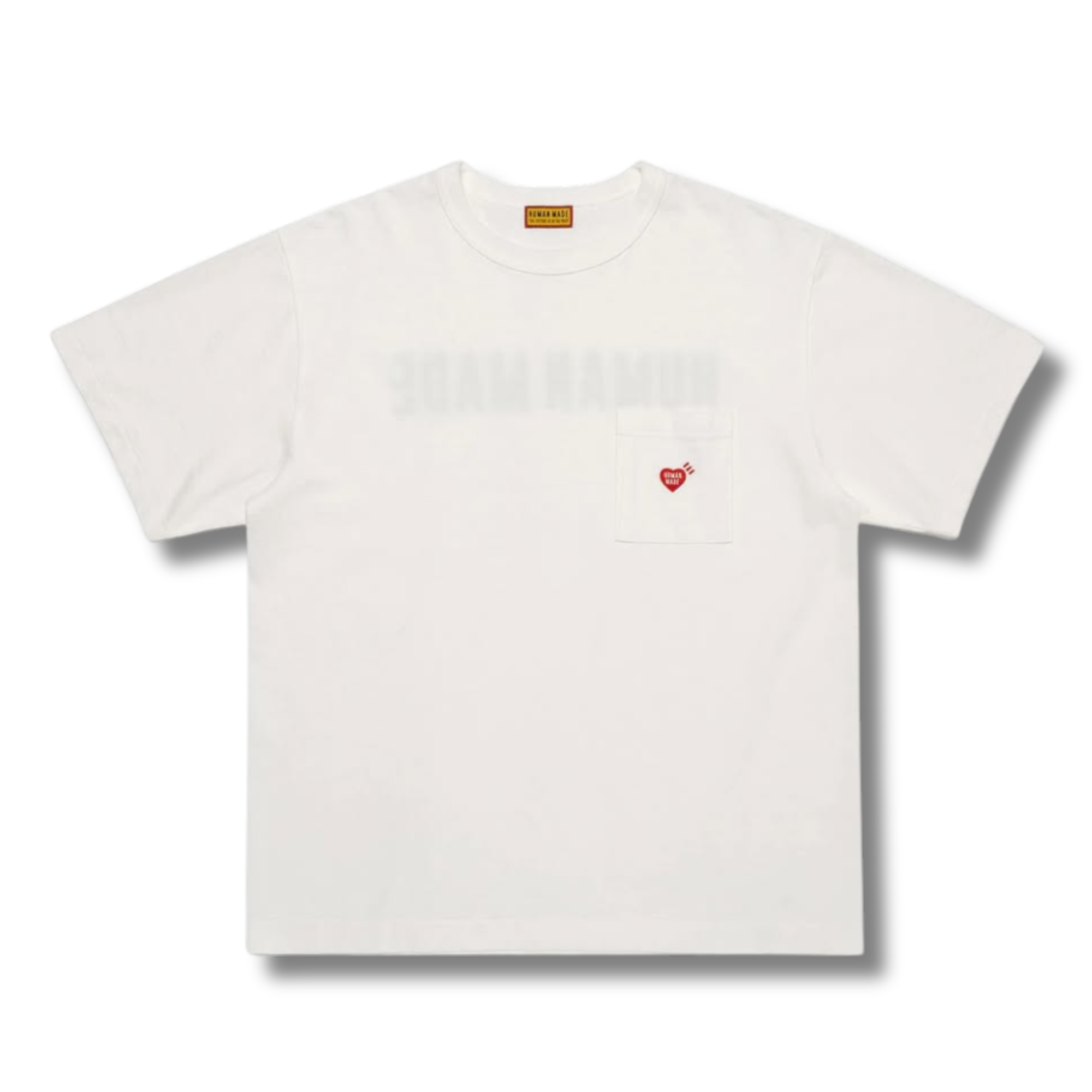 HUMAN MADE HEART POCKET TEE / WHITE