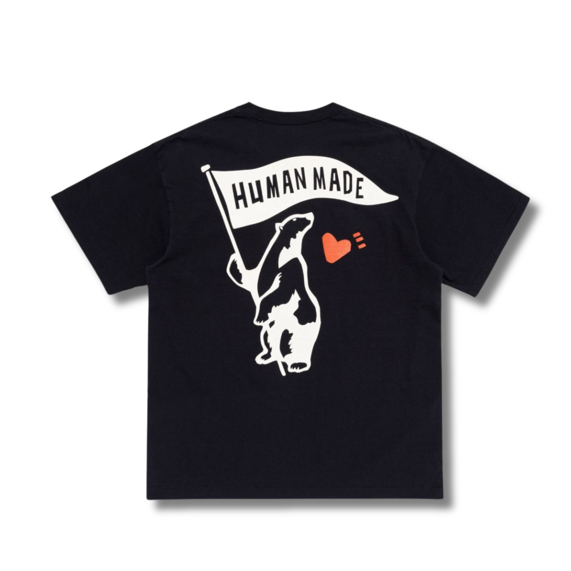 HUMAN MADE POLAR BEAR GRAPHIC TEE / NAVY