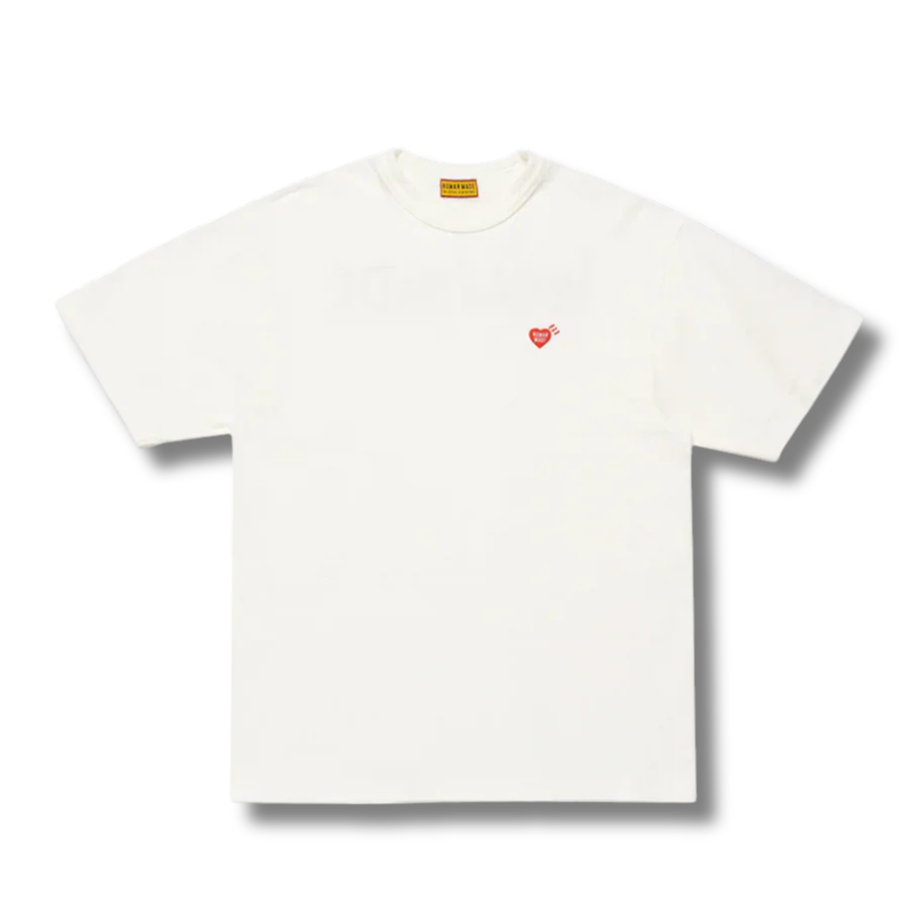 HUMAN MADE POLO TIGER TEE WHITE