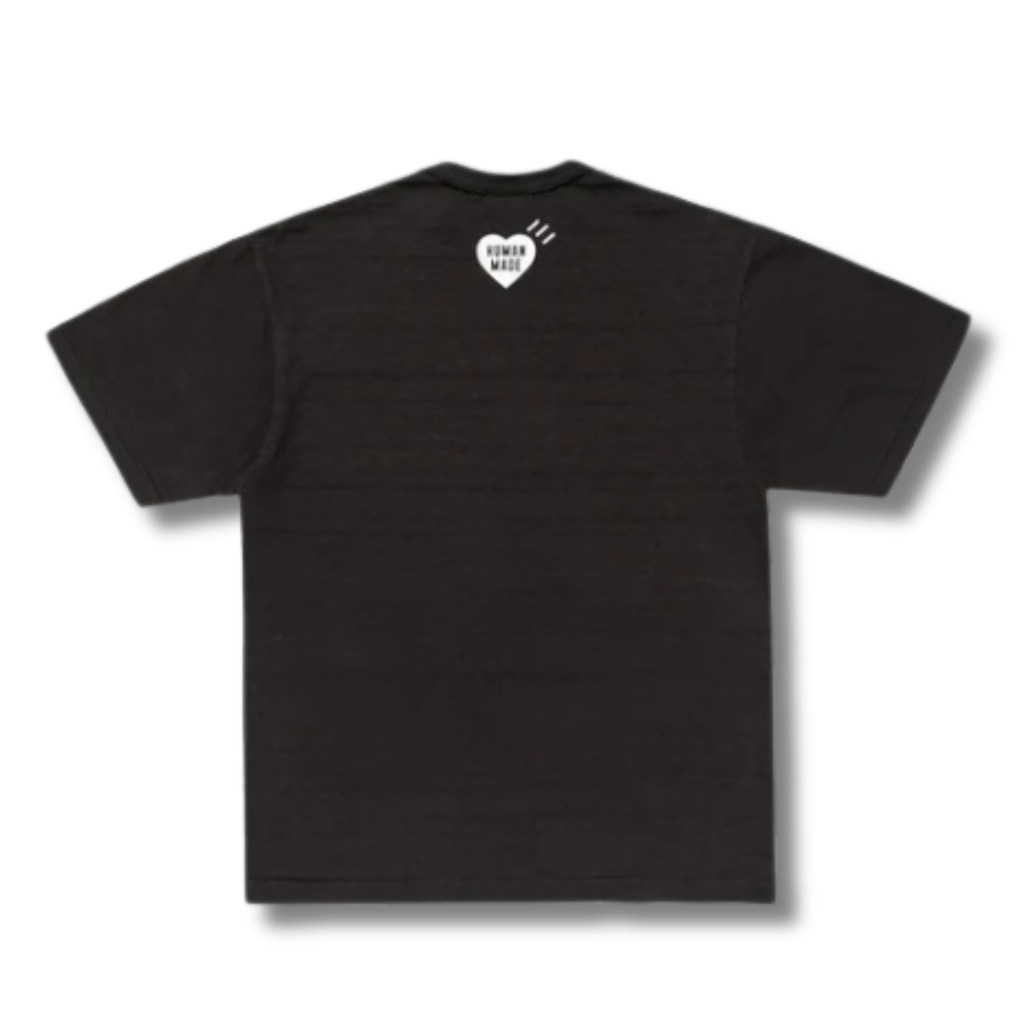 HUMAN MADE TIGER HEART GRAPHIC TEE / BLACK