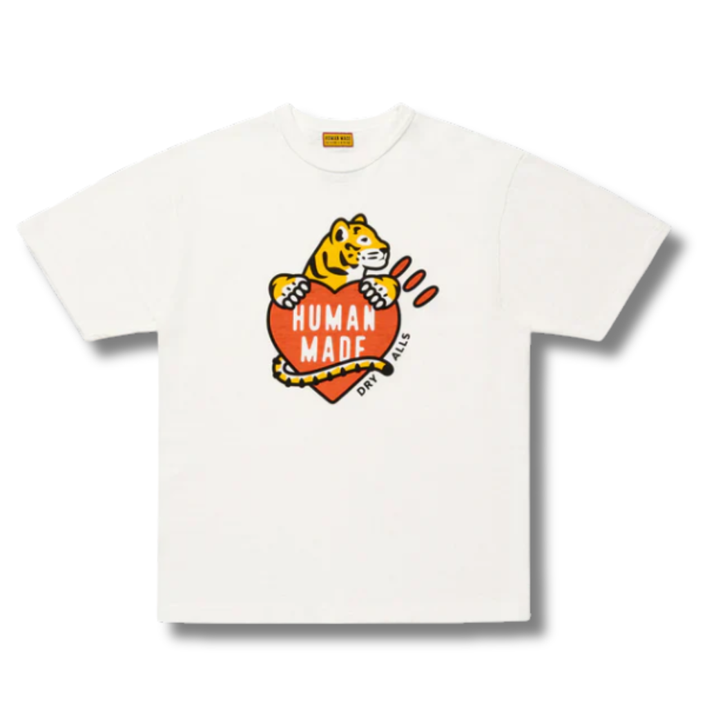 HUMAN MADE TIGER HEART GRAPHIC TEE