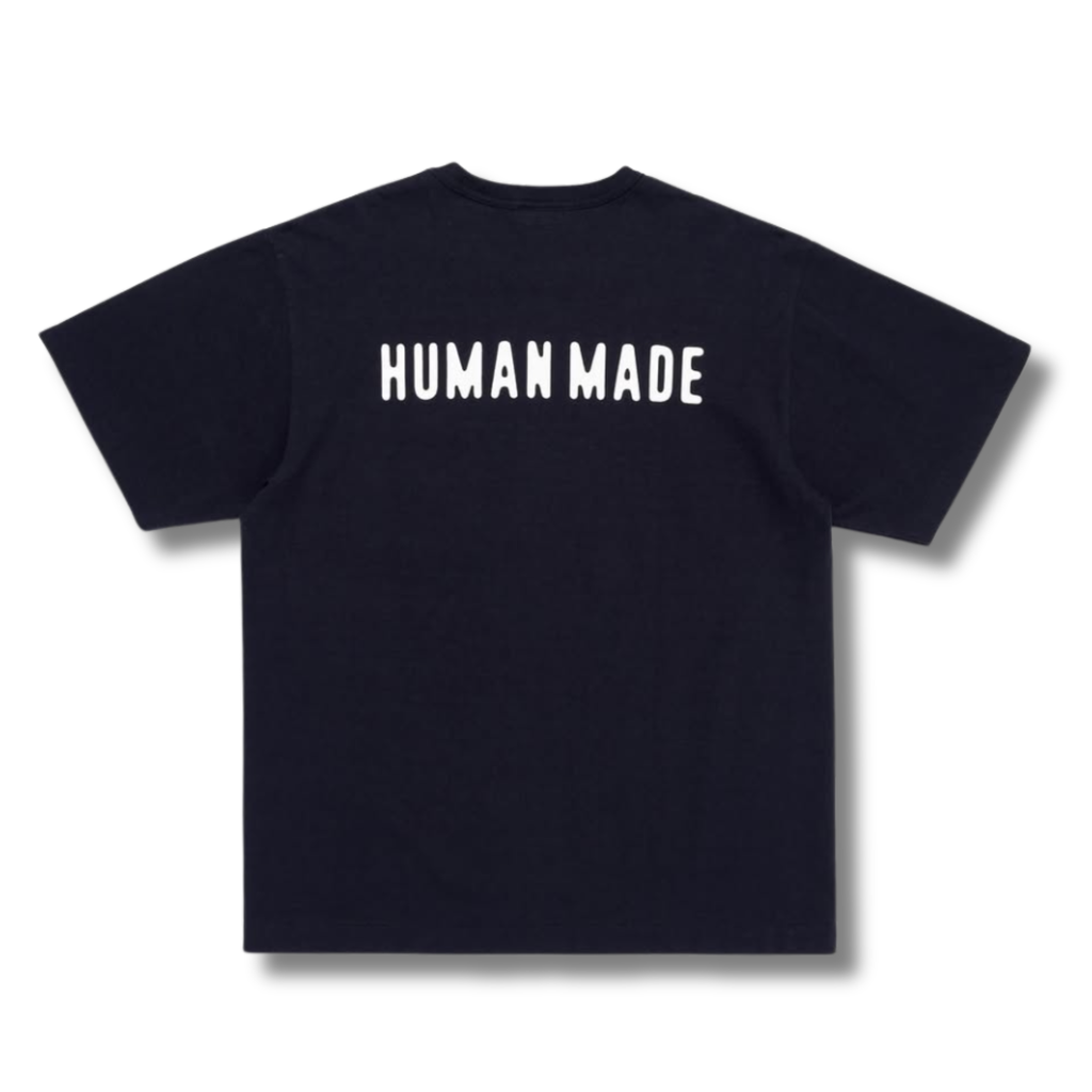 HUMAN MADE HEART BADGE TEE / NAVY