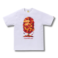 A BATHING APE JAPAN AUTUMN APE HEAD TEE / WHITE