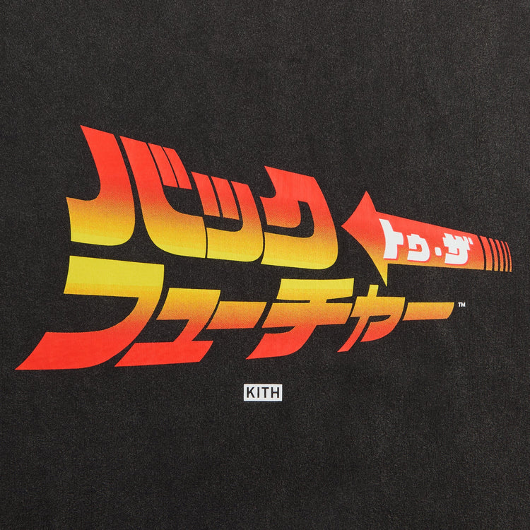 KITH FOR BACK TO THE FUTURE JAPANESE TITLE VINTAGE TEE
