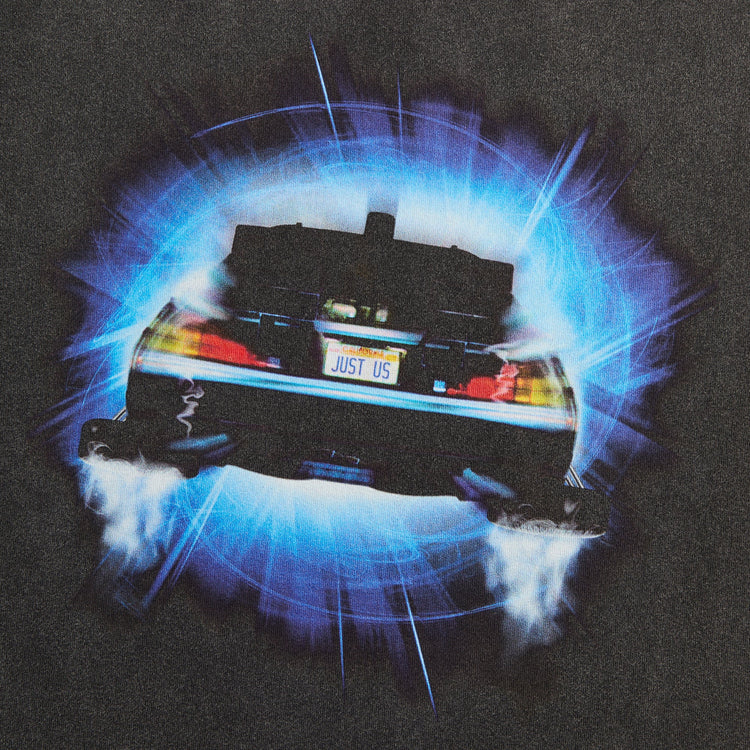 KITH FOR BACK TO THE FUTURE DELOREAN FRONT BACK VINTAGE TEE